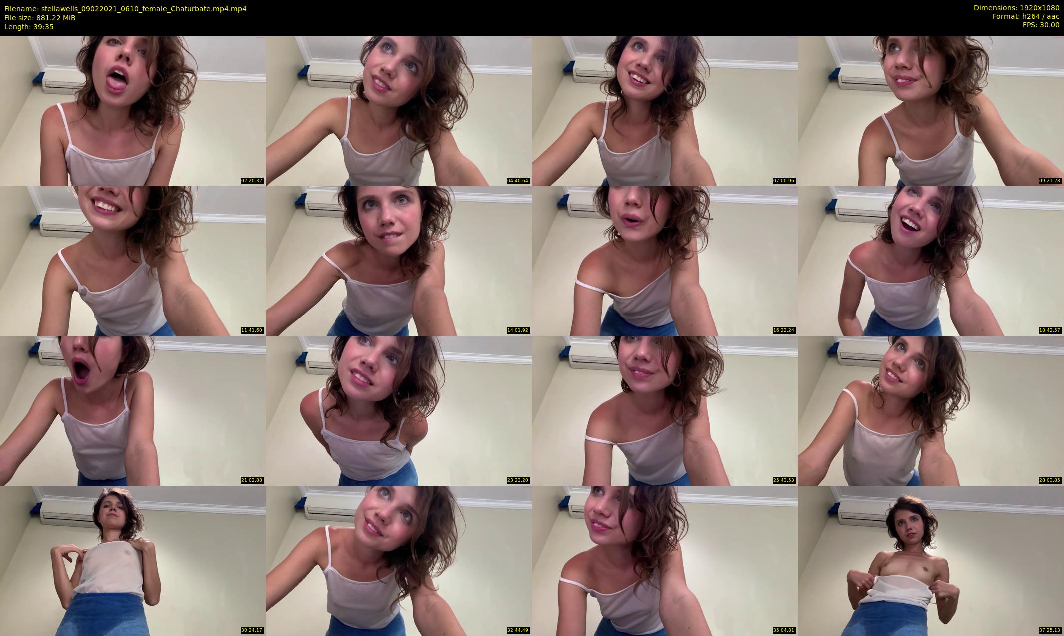 stellawells — 40 minute Chaturbate female cam show recording, 1080p, Feb 9, 2021