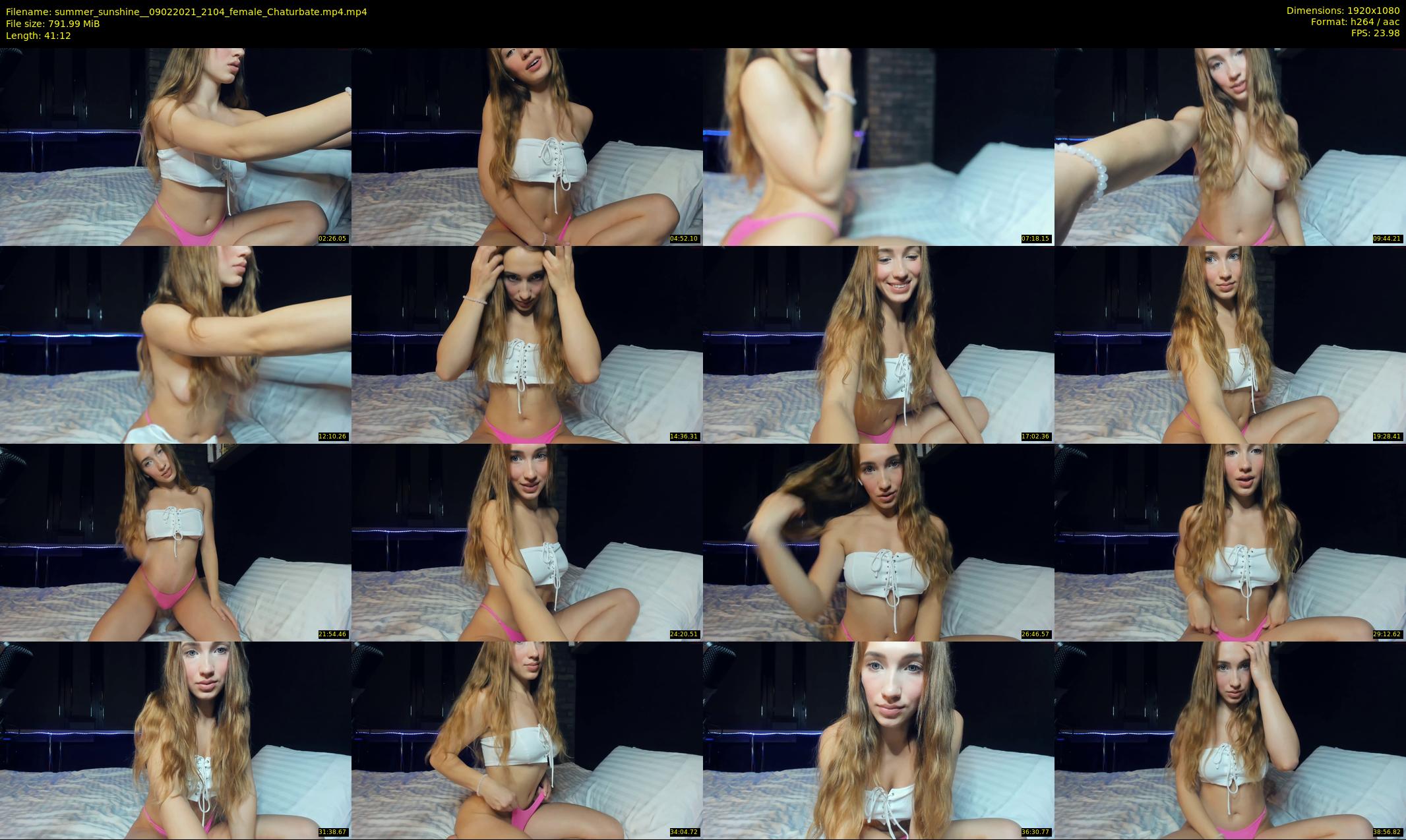 summer_sunshine_ — 42 minute Chaturbate female cam show recording, 1080p, Feb 9, 2021
