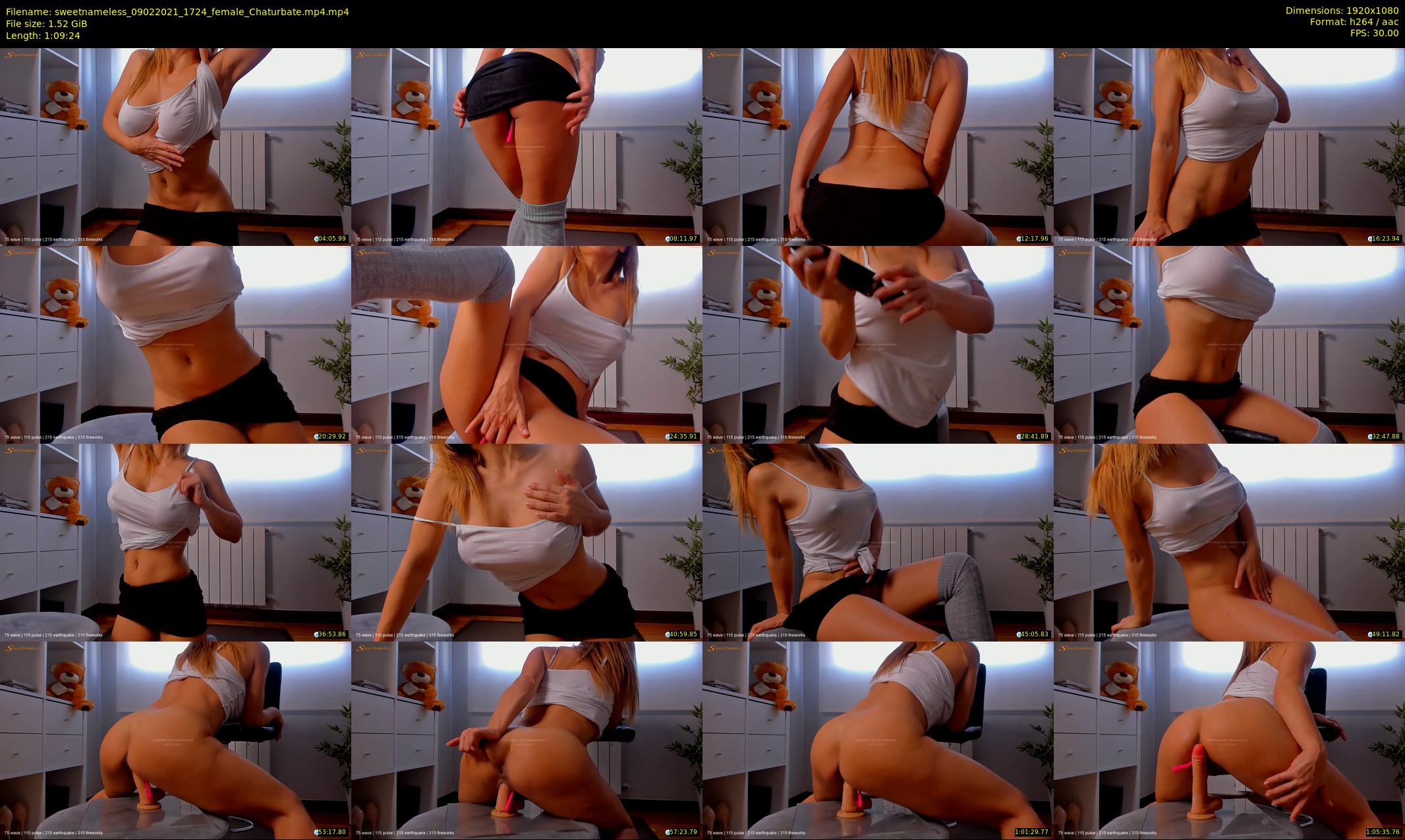sweetnameless — 70 minute Chaturbate couple cam show recording, 1080p, Feb 9, 2021