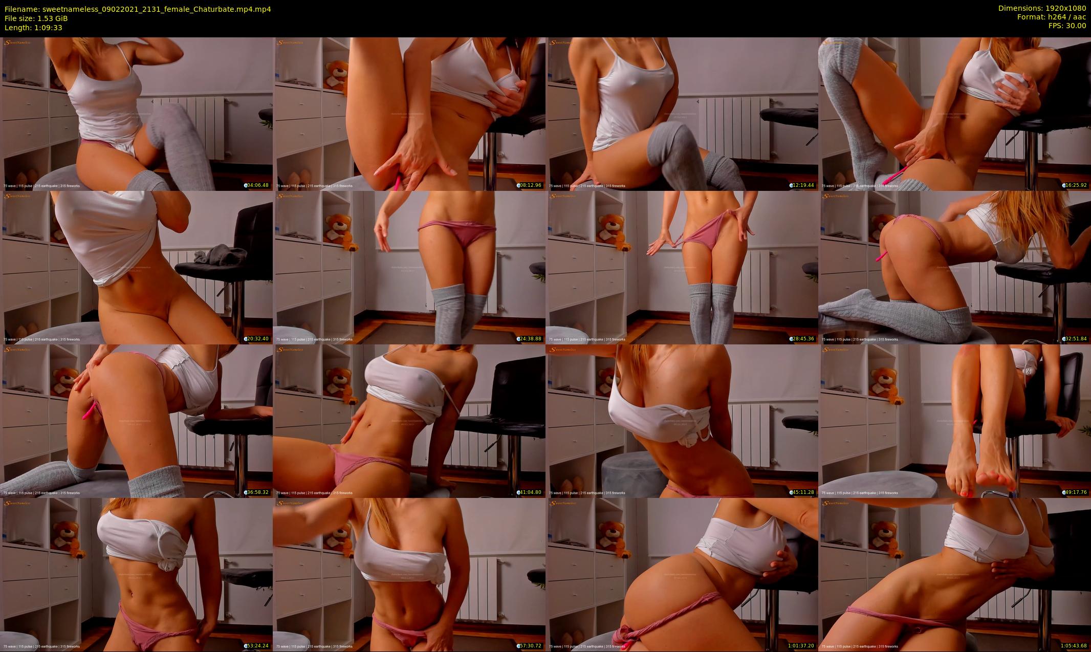 sweetnameless — 70 minute Chaturbate couple cam show recording, 1080p, Feb 9, 2021