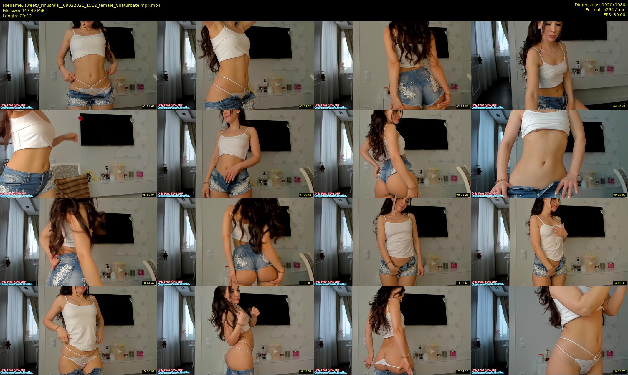 sweety_rinushka_ — 21 minute Chaturbate female cam show recording, 1080p, Feb 9, 2021