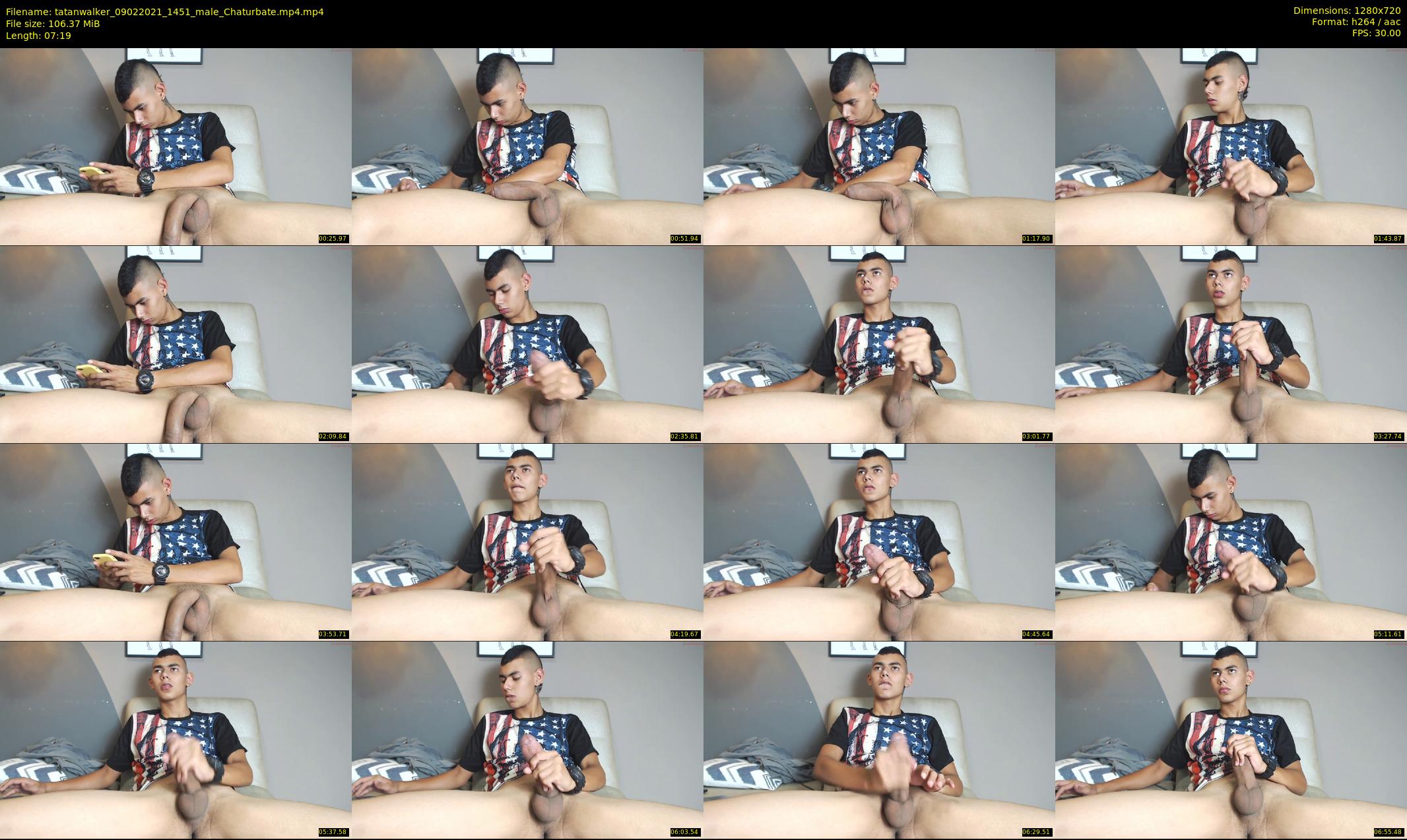tatanwalker — 8 minute Chaturbate male cam show recording, 720p, Feb 9, 2021