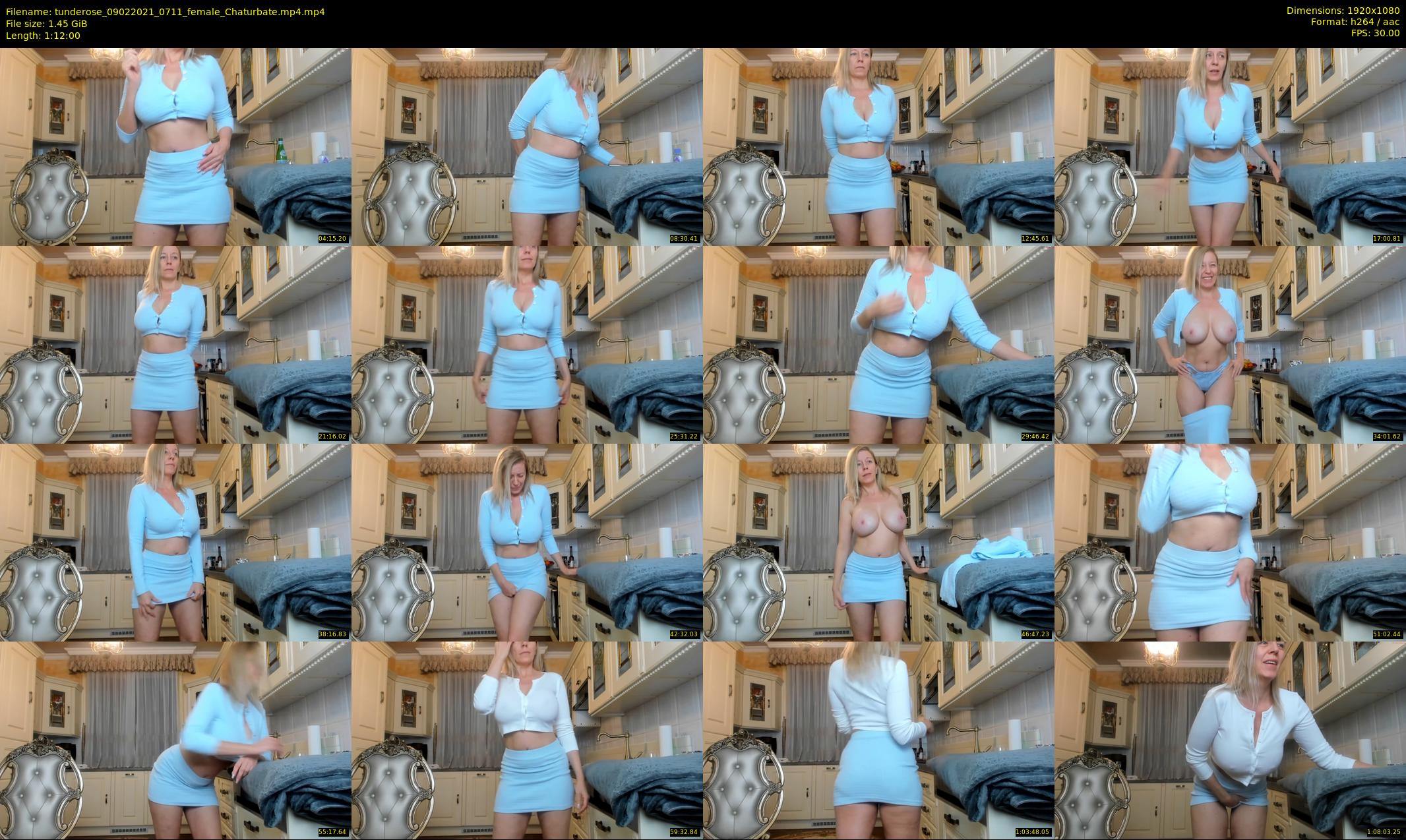 tunderose — 72 minute Chaturbate female cam show recording, 1080p, Feb 9, 2021