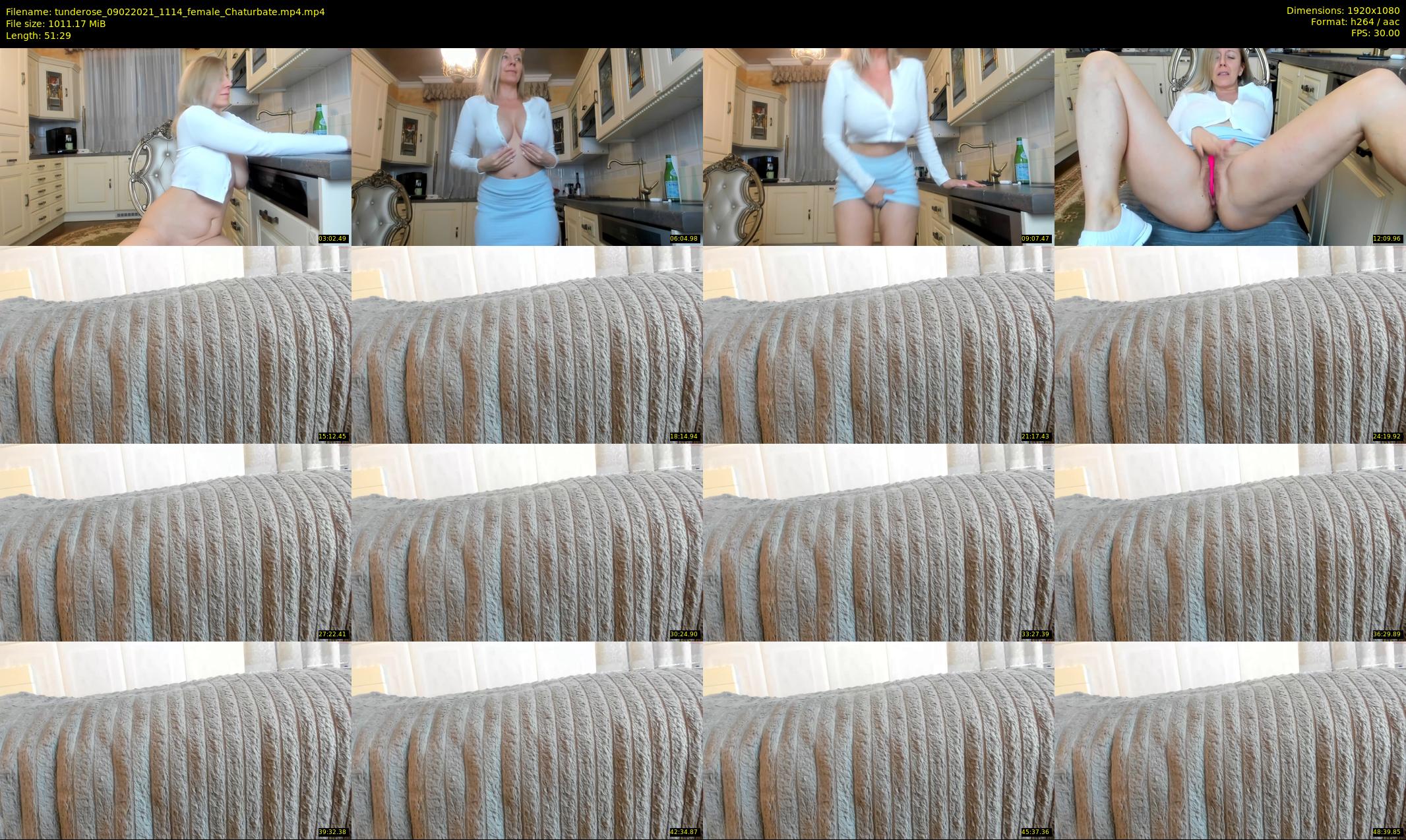 tunderose — 52 minute Chaturbate female cam show recording, 1080p, Feb 9, 2021