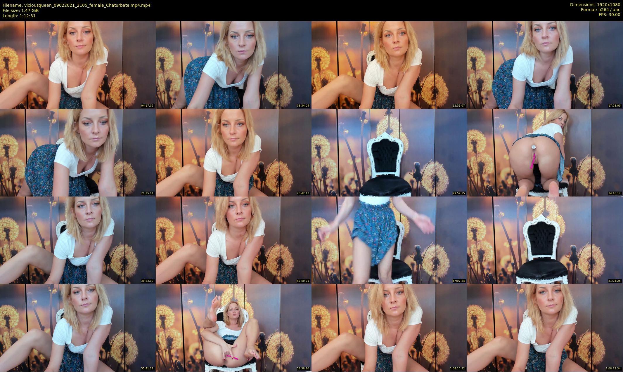 viciousqueen — 73 minute Chaturbate female cam show recording, 1080p, Feb 9, 2021
