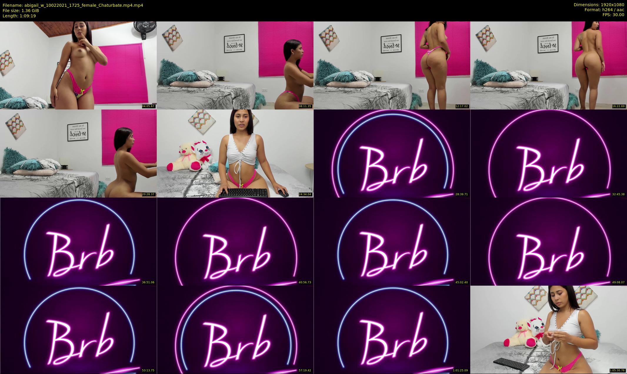 abigail_w — 70 minute Chaturbate female cam show recording, 1080p, Feb 10, 2021