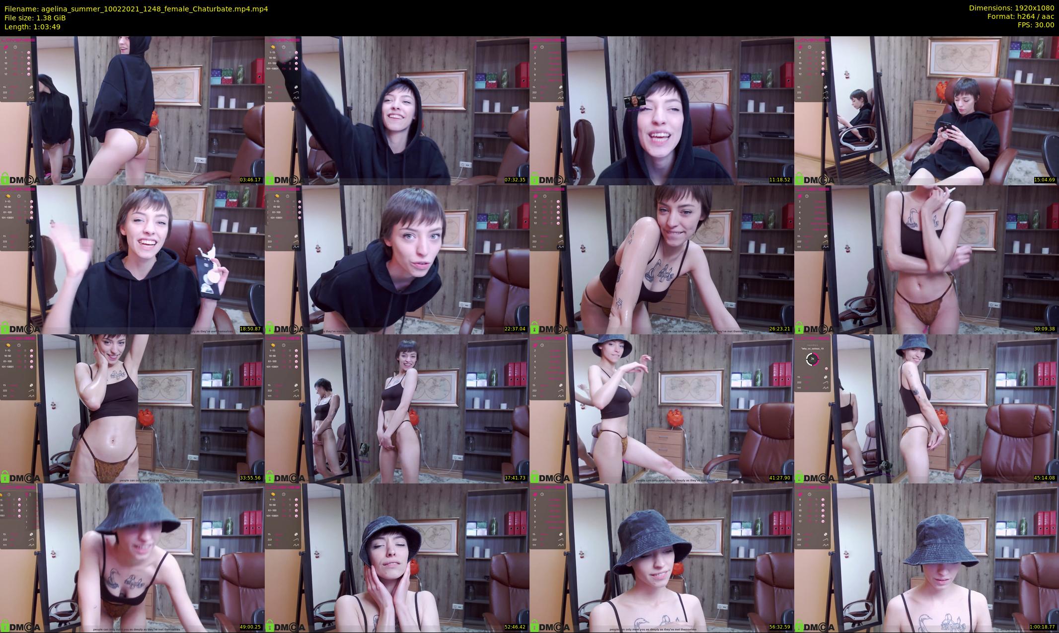 agelina_summer — 64 minute Chaturbate female cam show recording, 1080p, Feb 10, 2021