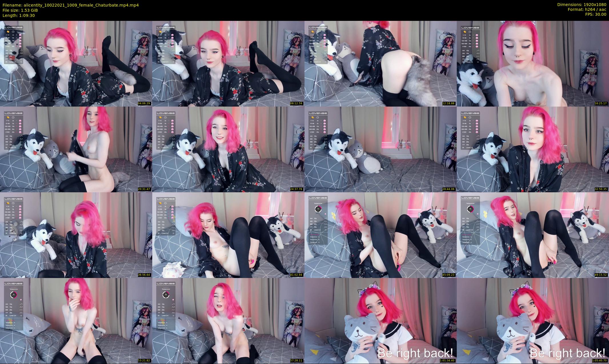 alicentity — 70 minute Chaturbate female cam show recording, 1080p, Feb 10, 2021