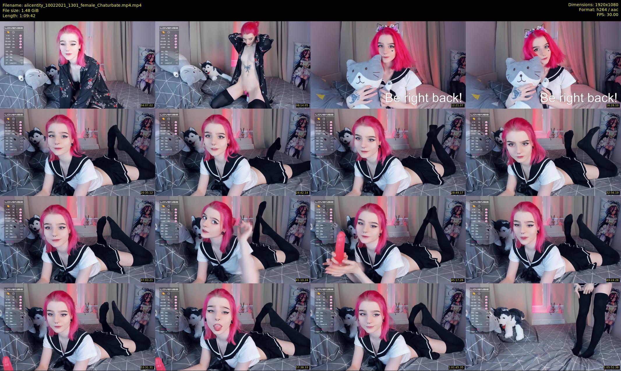 alicentity — 70 minute Chaturbate female cam show recording, 1080p, Feb 10, 2021