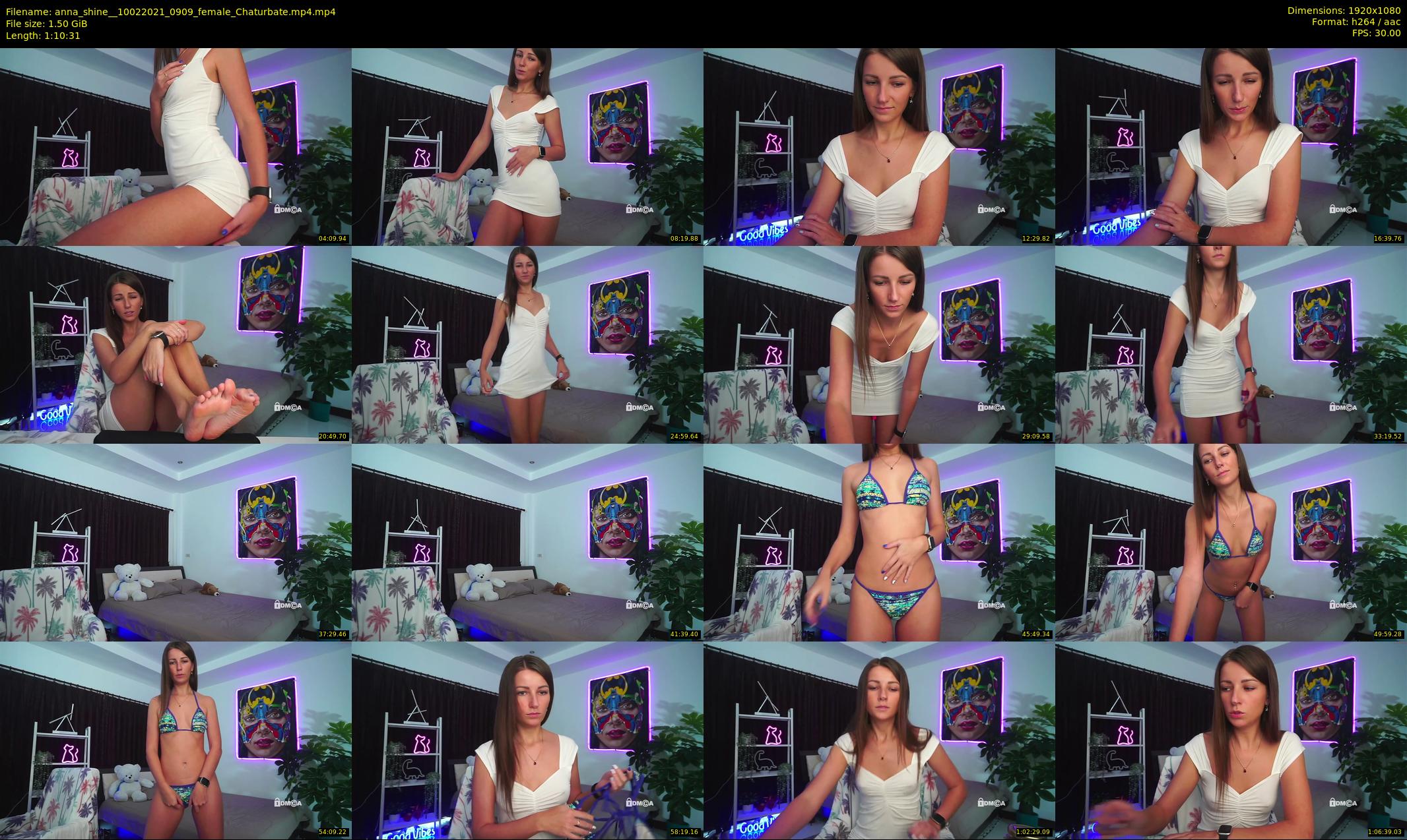 anna_shine_ — 71 minute Chaturbate female cam show recording, 1080p, Feb 10, 2021
