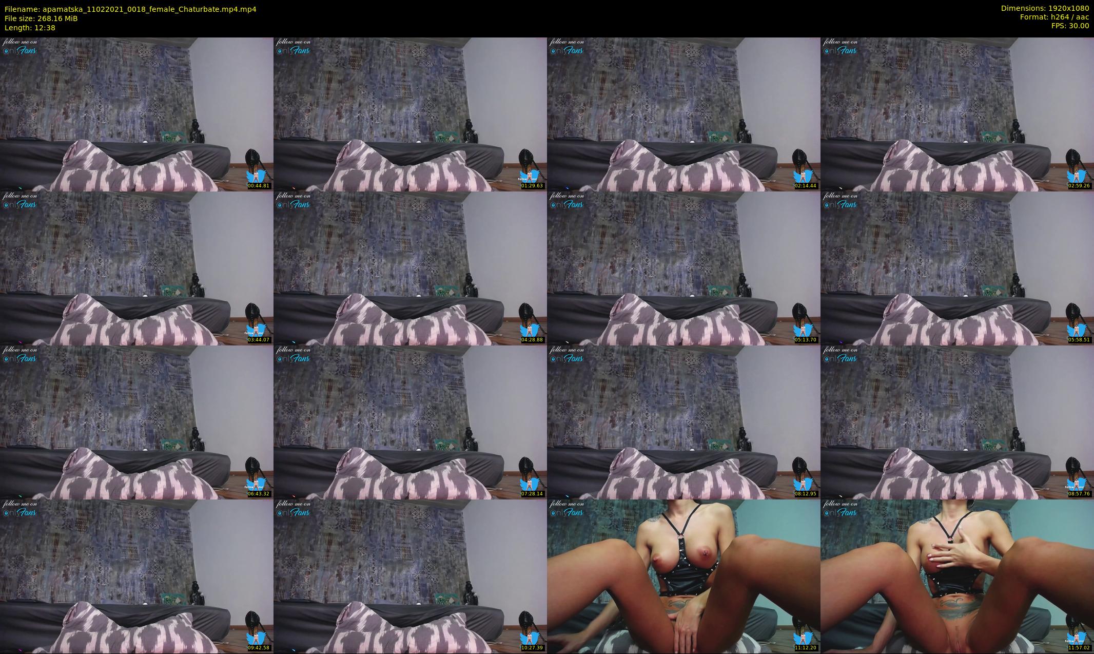 apamatska — 13 minute Chaturbate female cam show recording, 1080p, Feb 11, 2021