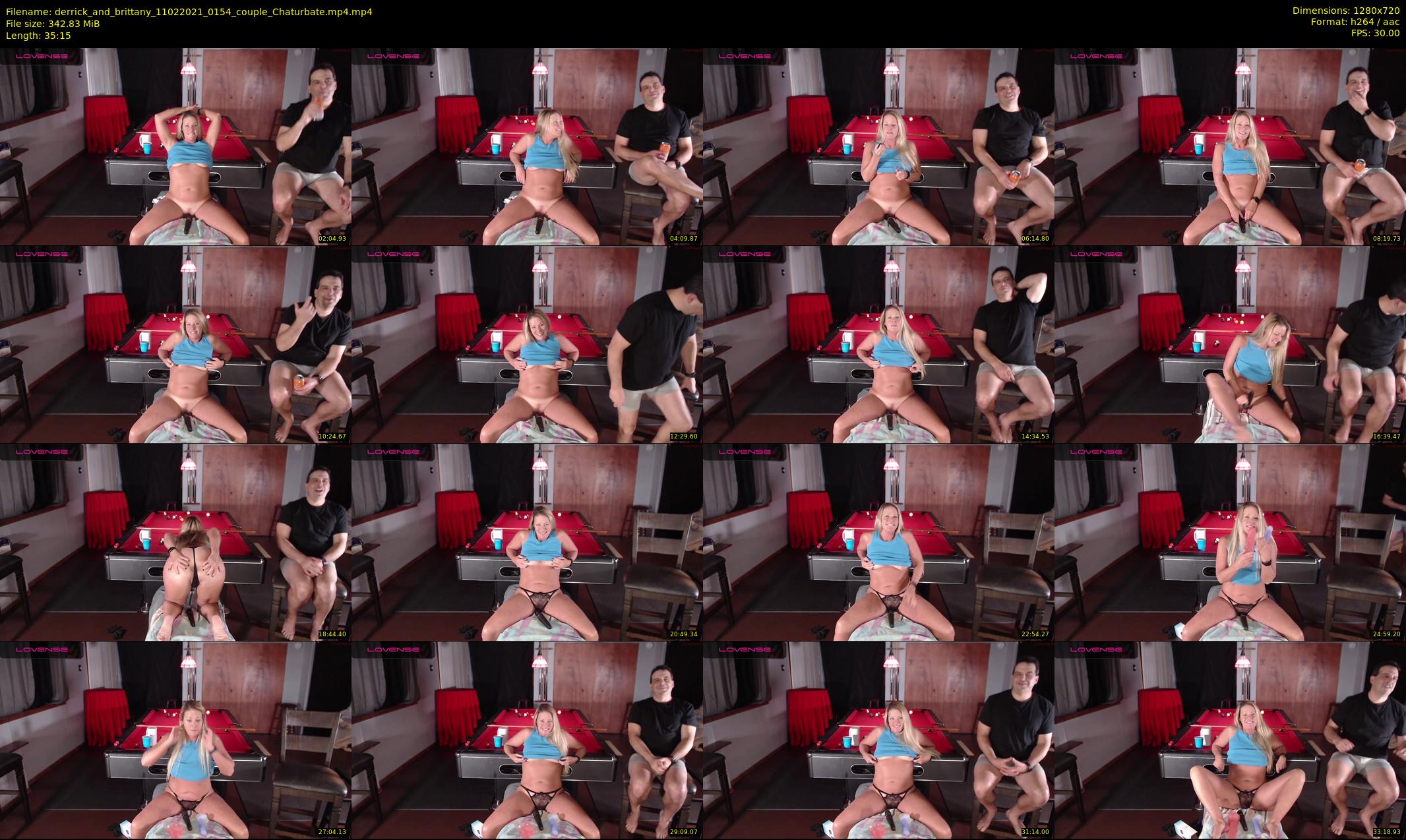derrick_and_brittany — 36 minute Chaturbate couple cam show recording, 720p, Feb 11, 2021