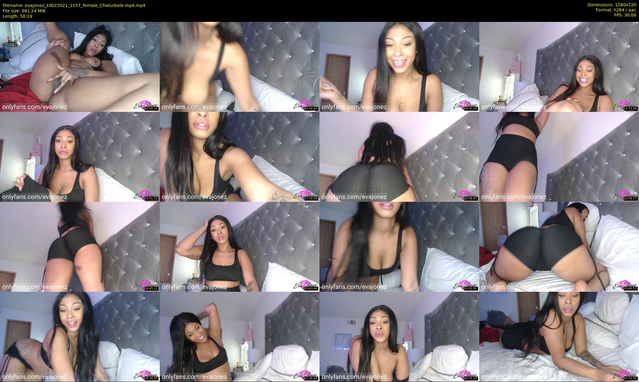 evajonez — 51 minute Chaturbate female cam show recording, 720p, Feb 10, 2021