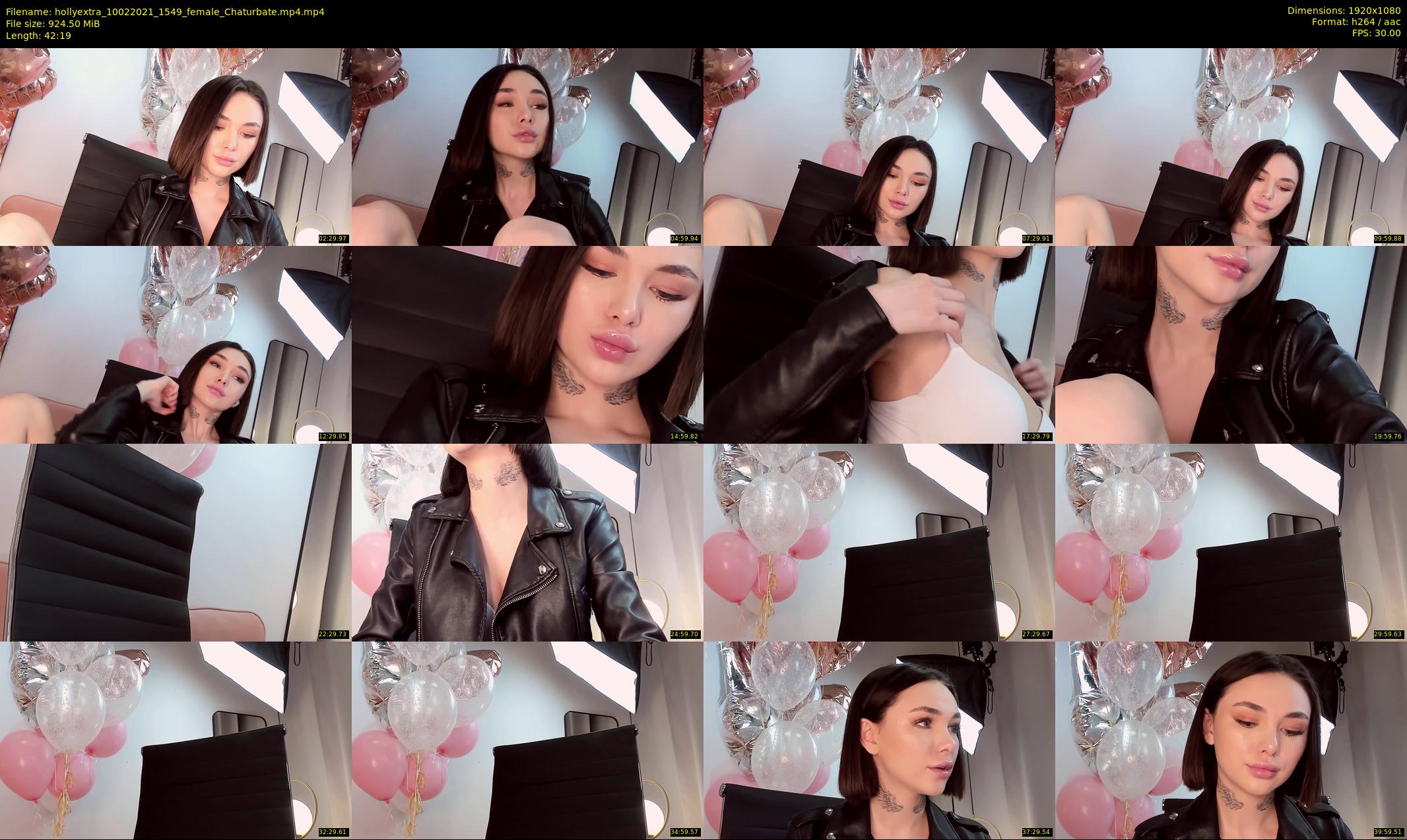 hollyextra — 43 minute Chaturbate female cam show recording, 1080p, Feb 10, 2021