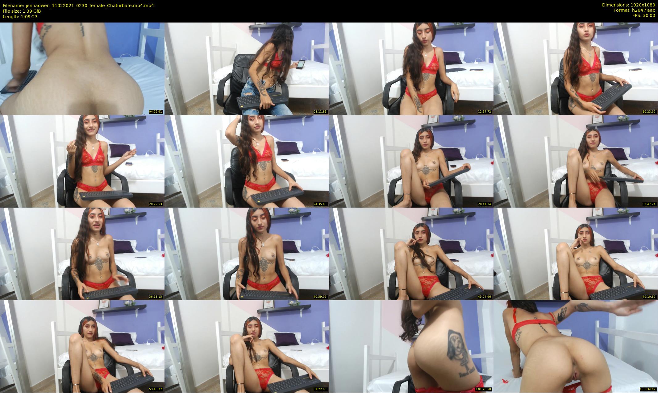 jennaowen — 70 minute Chaturbate female cam show recording, 1080p, Feb 11, 2021