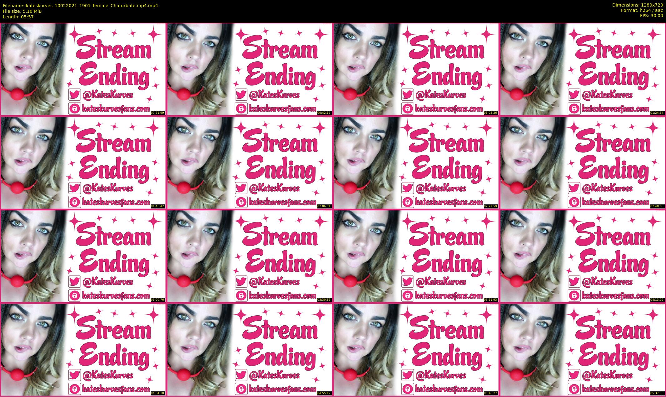 kateskurves — 6 minute Chaturbate female cam show recording, 720p, Feb 10, 2021
