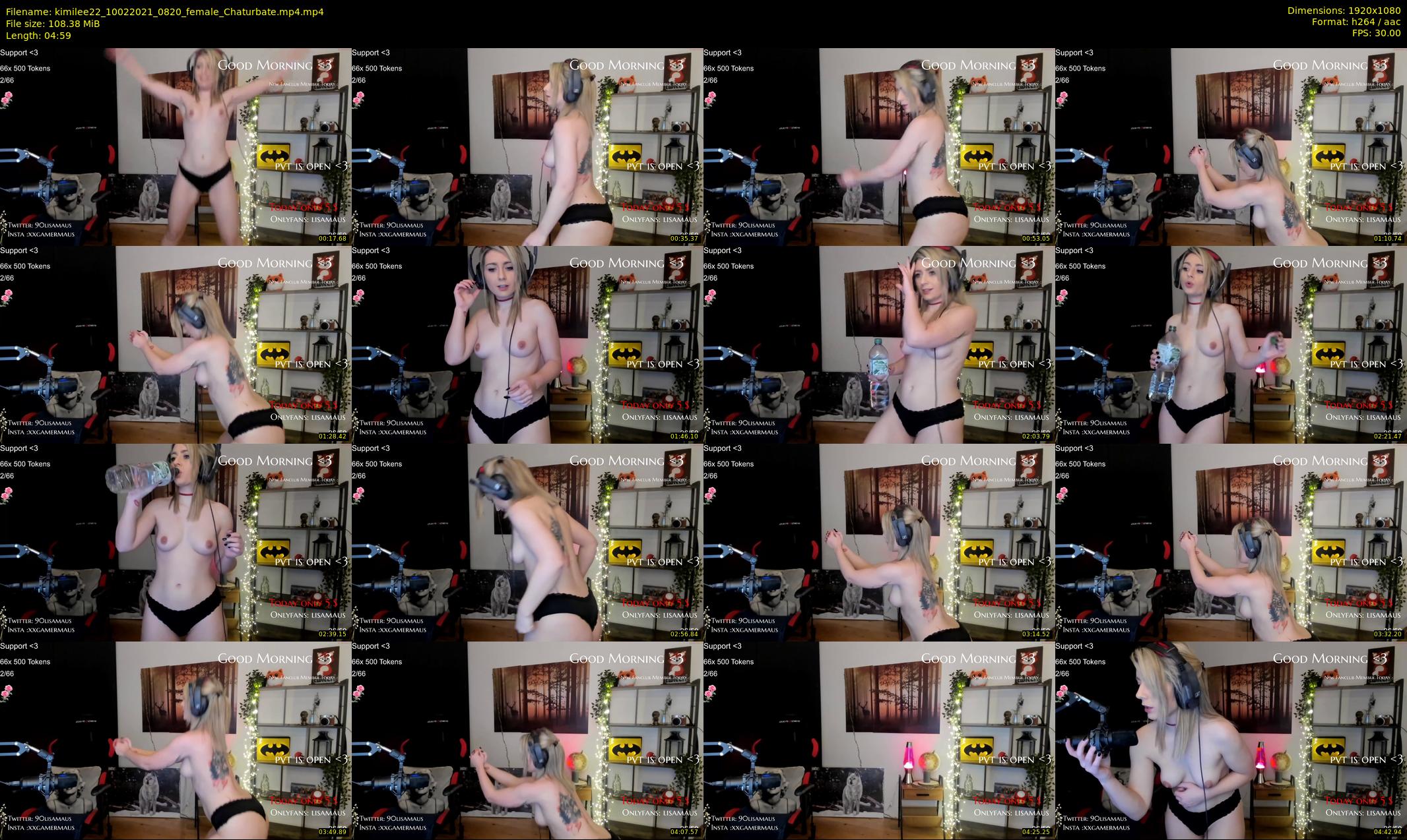 kimilee22 — 5 minute Chaturbate female cam show recording, 1080p, Feb 10, 2021