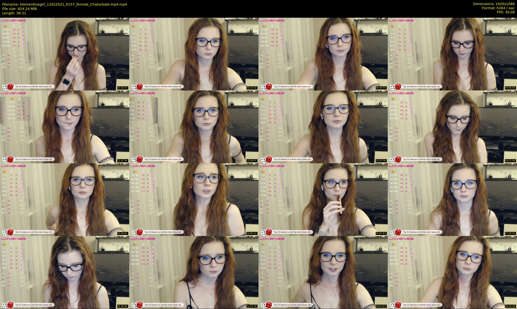 klementinagirl — 39 minute Chaturbate female cam show recording, 1080p, Feb 11, 2021
