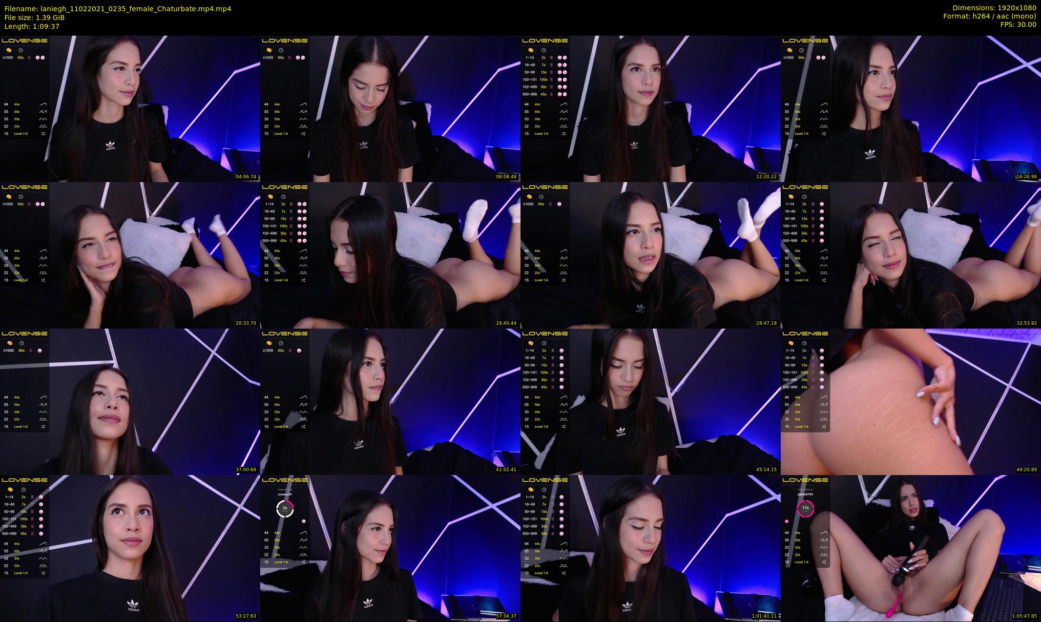 laniegh — 70 minute Chaturbate female cam show recording, 1080p, Feb 11, 2021