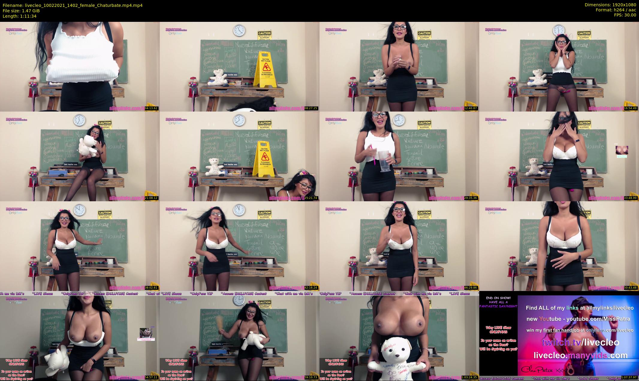 livecleo — 72 minute Chaturbate female cam show recording, 1080p, Feb 10, 2021