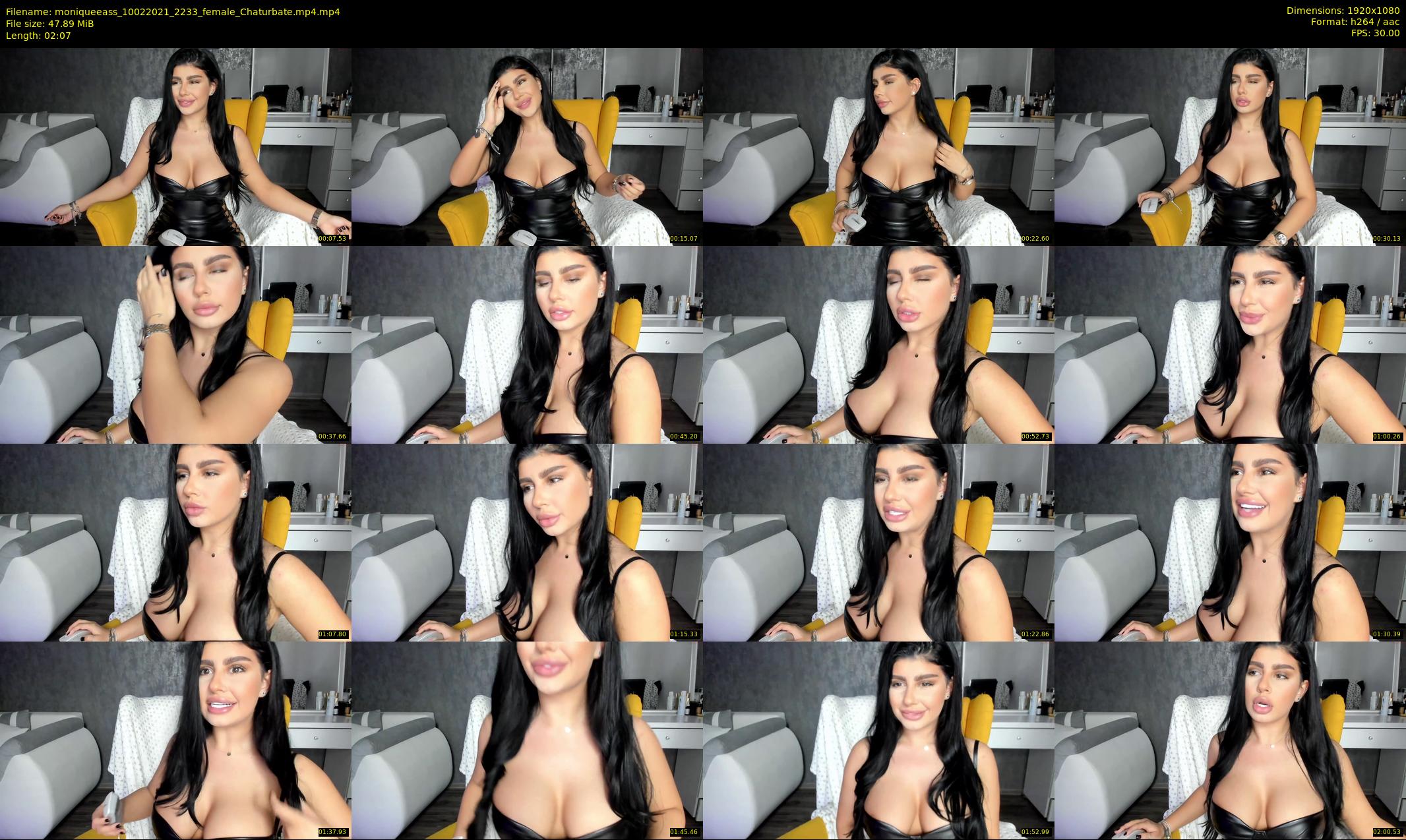 moniqueeass — 3 minute Chaturbate female cam show recording, 1080p, Feb 10, 2021