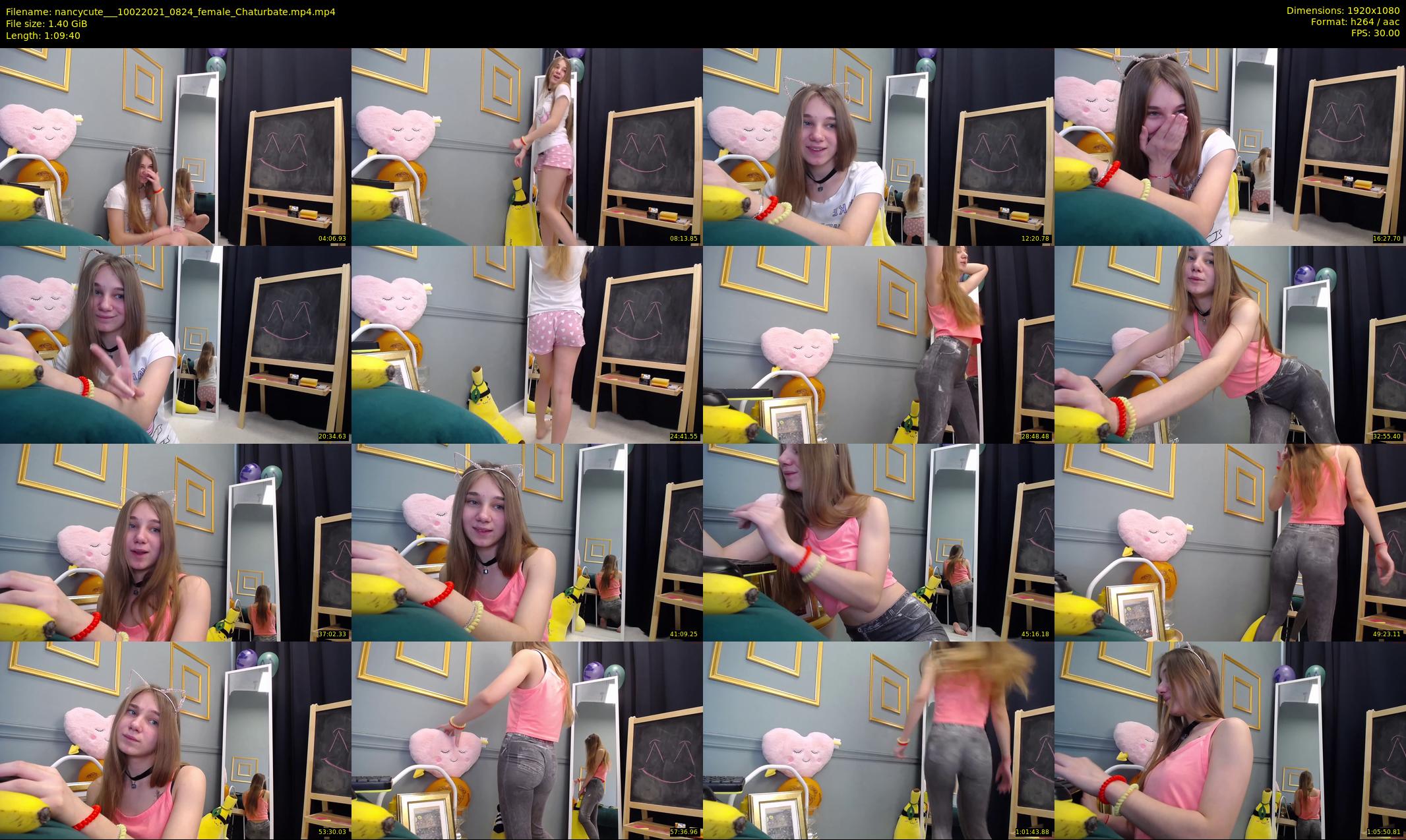 nancycute__ — 70 minute Chaturbate female cam show recording, 1080p, Feb 10, 2021