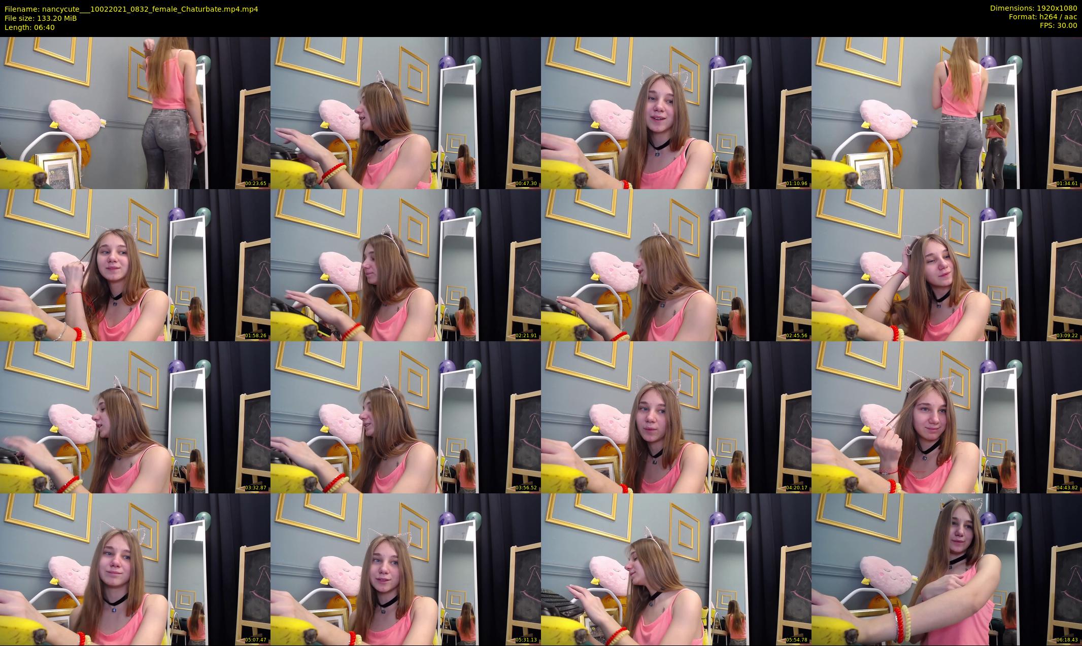 nancycute__ — 7 minute Chaturbate female cam show recording, 1080p, Feb 10, 2021