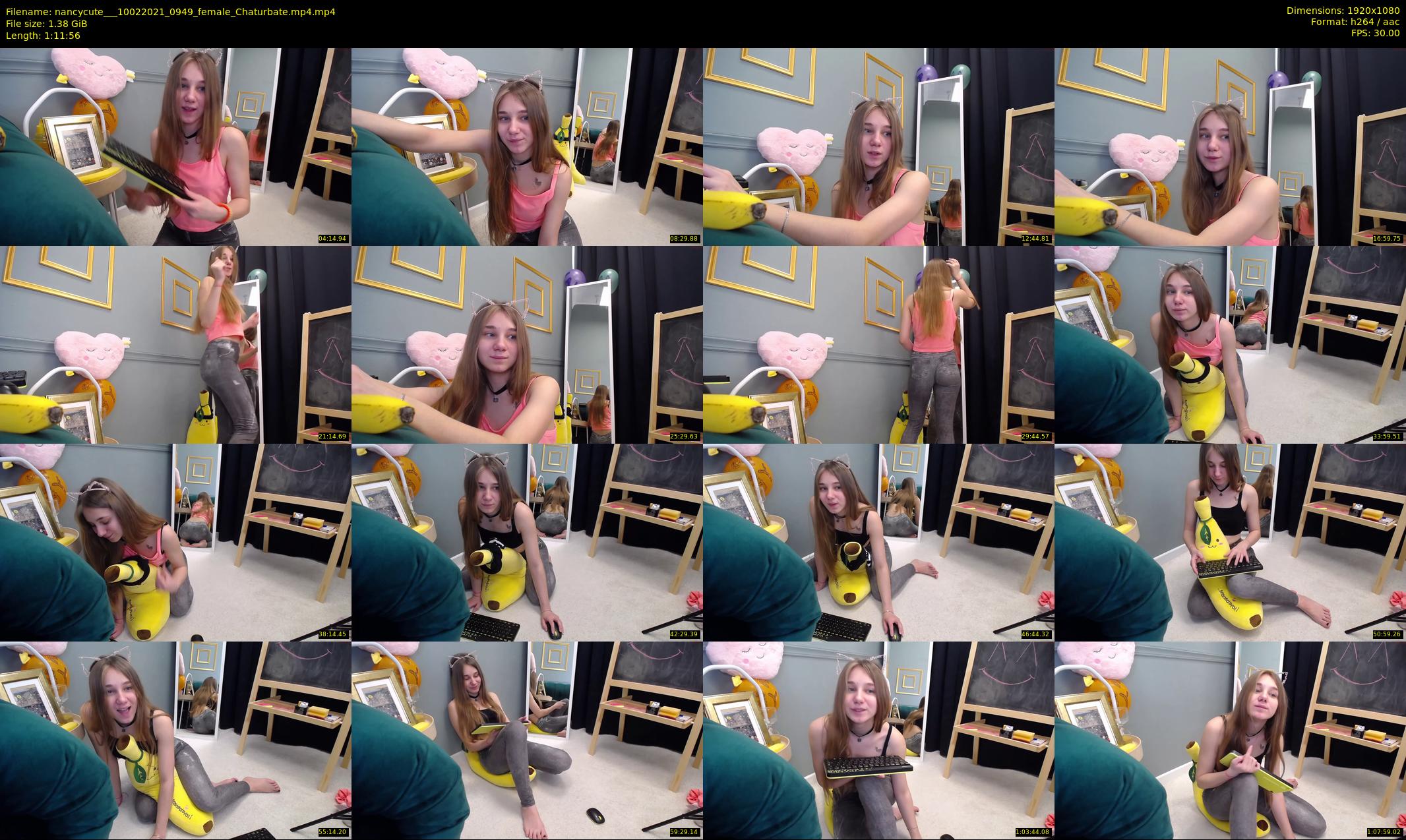 nancycute__ — 72 minute Chaturbate female cam show recording, 1080p, Feb 10, 2021