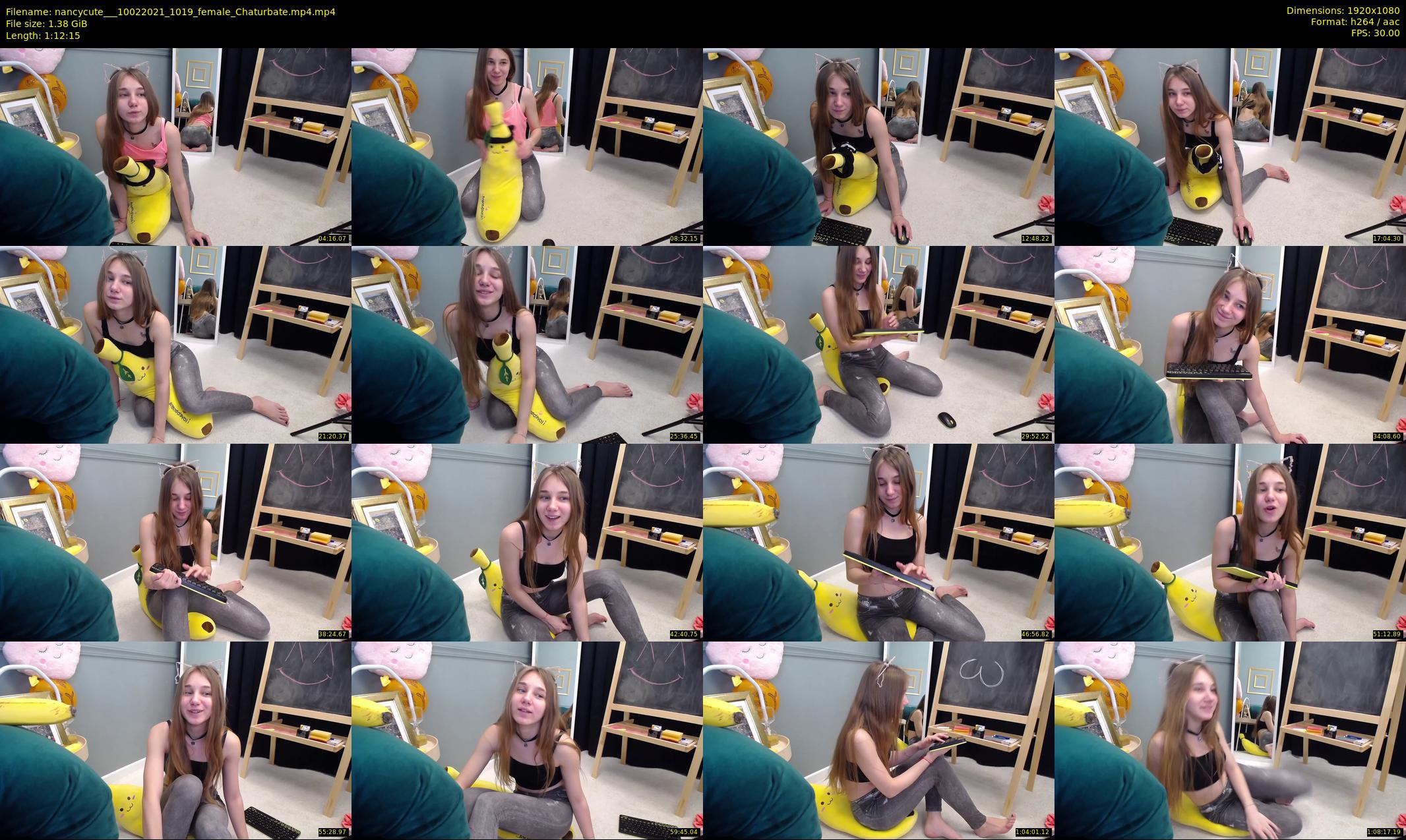 nancycute__ — 73 minute Chaturbate female cam show recording, 1080p, Feb 10, 2021