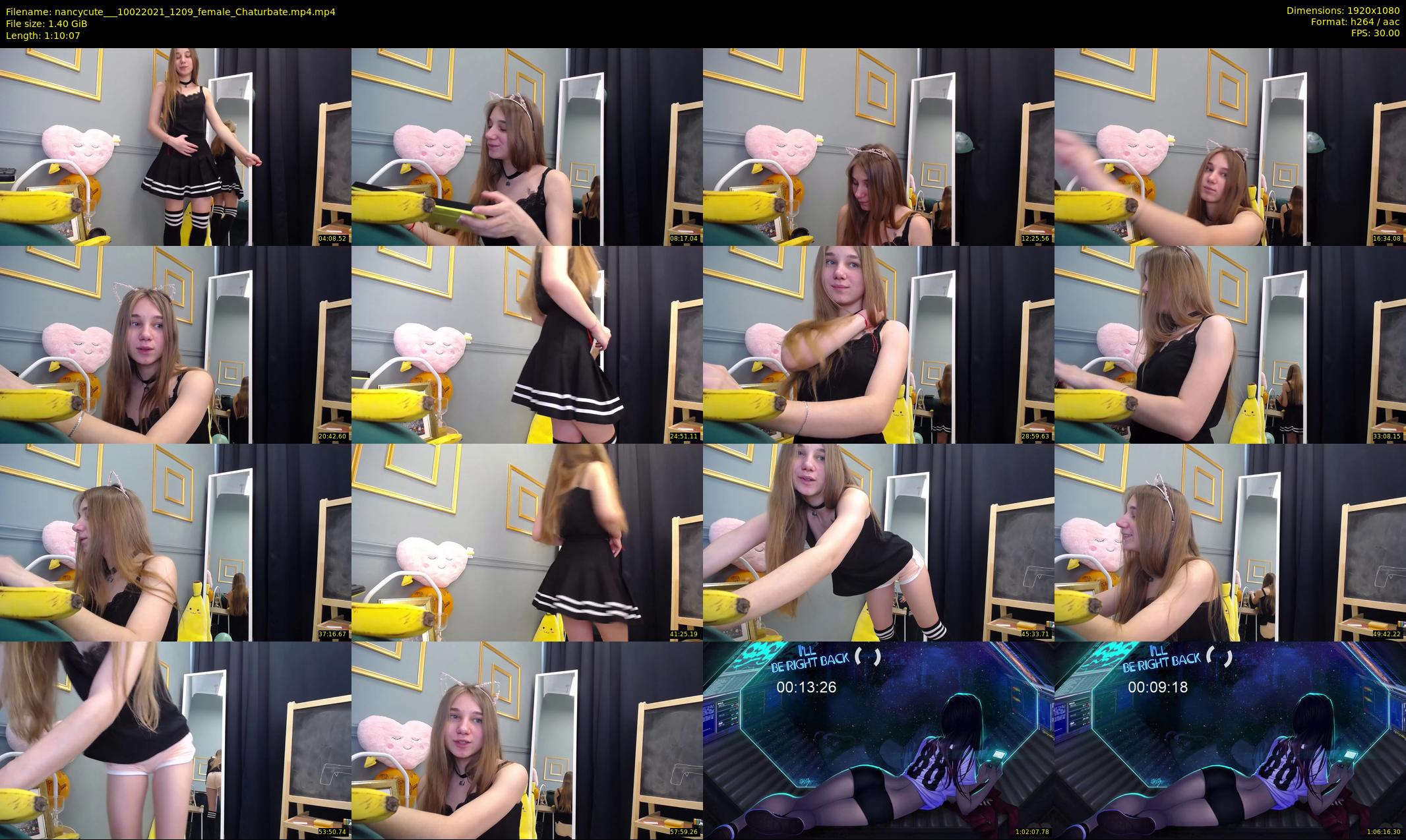 nancycute__ — 71 minute Chaturbate female cam show recording, 1080p, Feb 10, 2021