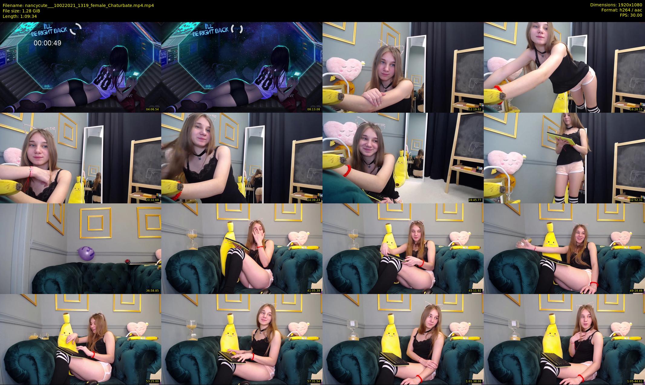nancycute__ — 70 minute Chaturbate female cam show recording, 1080p, Feb 10, 2021