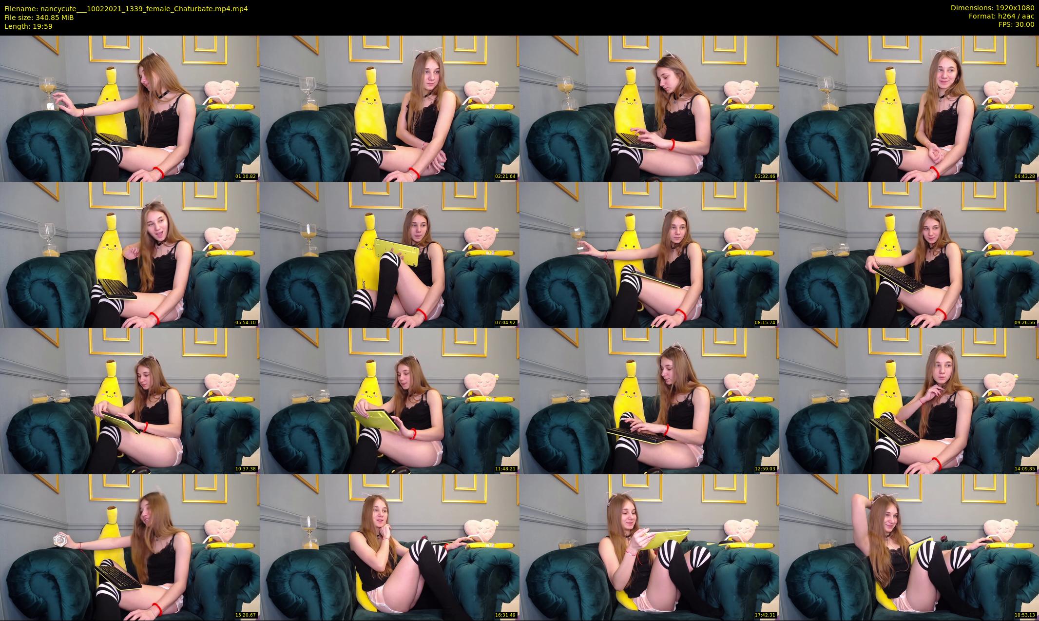 nancycute__ — 20 minute Chaturbate female cam show recording, 1080p, Feb 10, 2021
