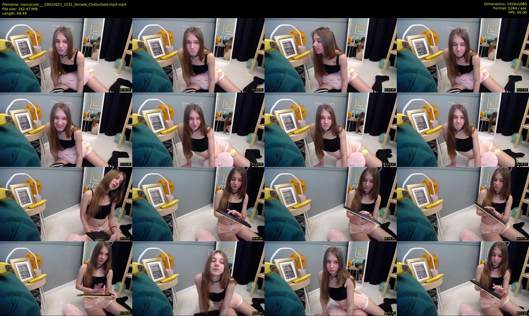 nancycute__ — 10 minute Chaturbate female cam show recording, 1080p, Feb 10, 2021