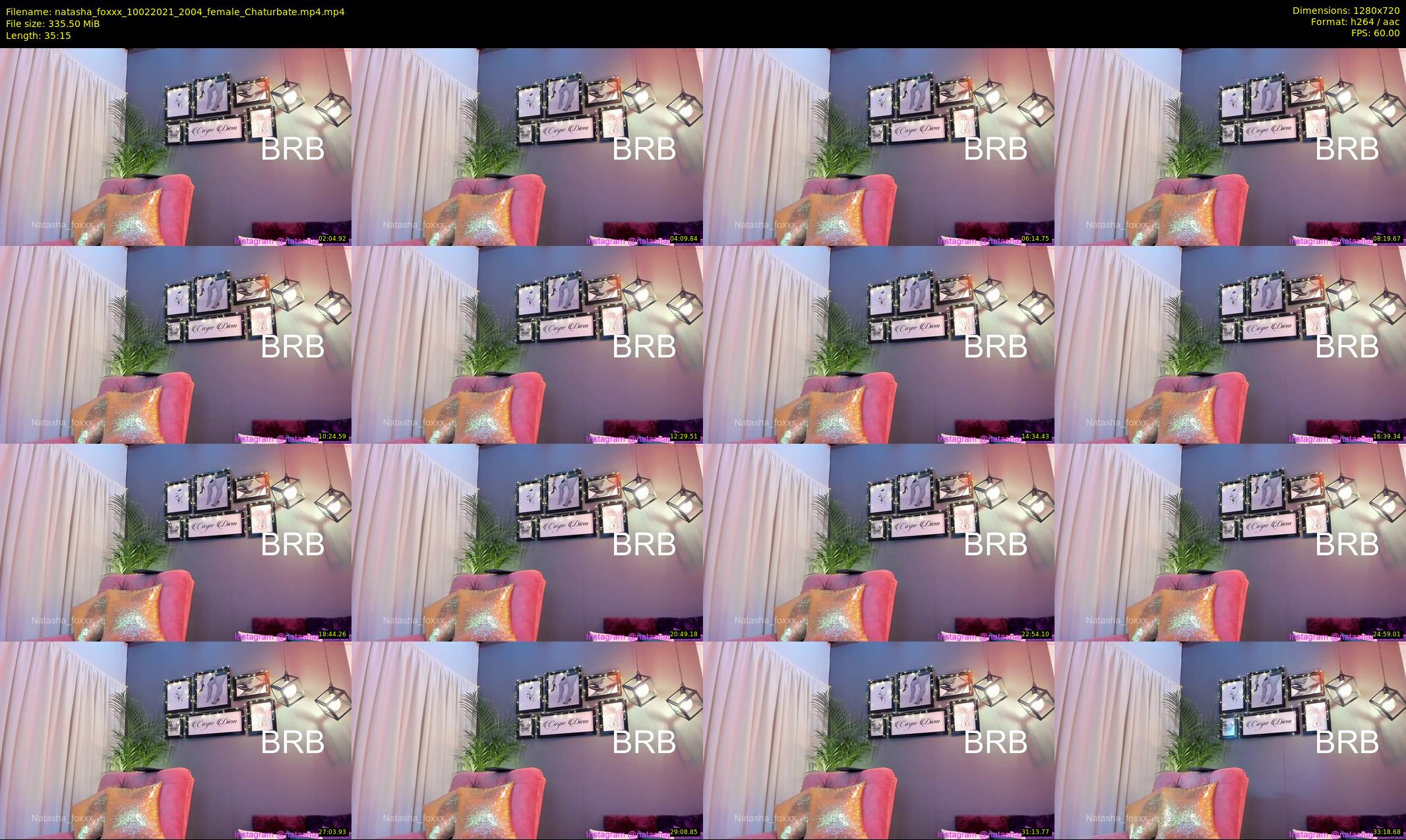 natasha_foxxx — 36 minute Chaturbate female cam show recording, 720p, Feb 10, 2021