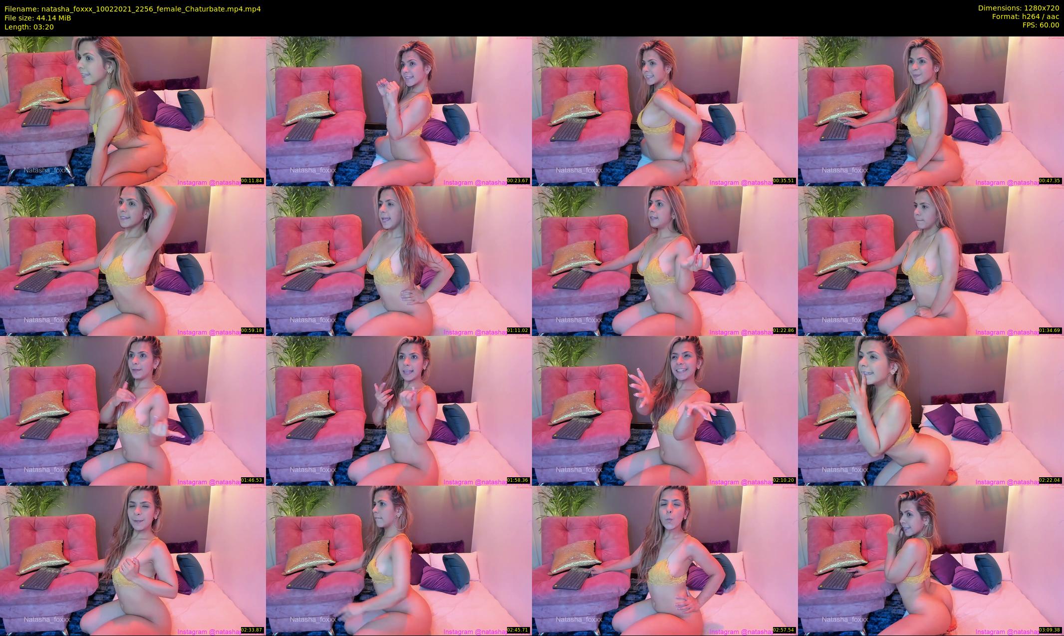 natasha_foxxx — 4 minute Chaturbate female cam show recording, 720p, Feb 10, 2021
