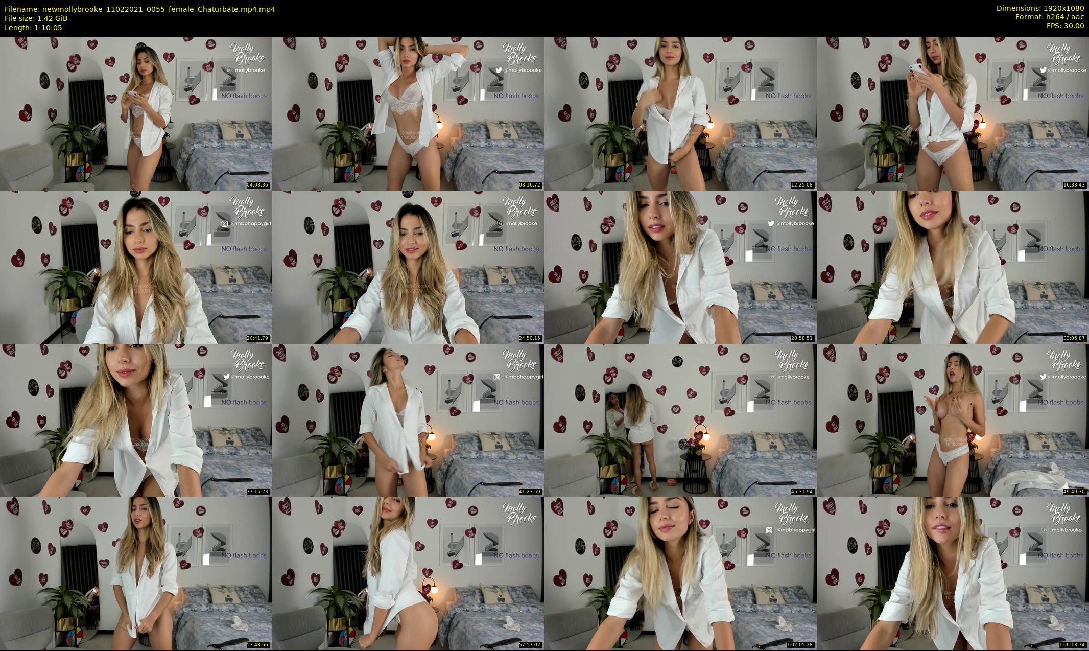 newmollybrooke — 71 minute Chaturbate female cam show recording, 1080p, Feb 11, 2021
