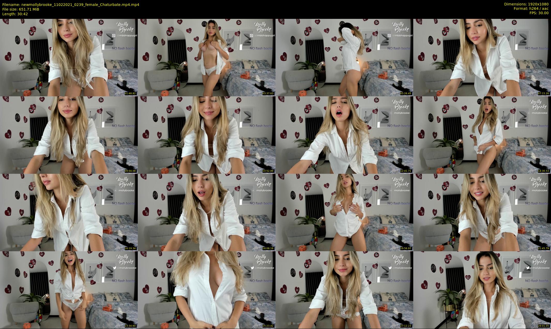 newmollybrooke — 31 minute Chaturbate female cam show recording, 1080p, Feb 11, 2021