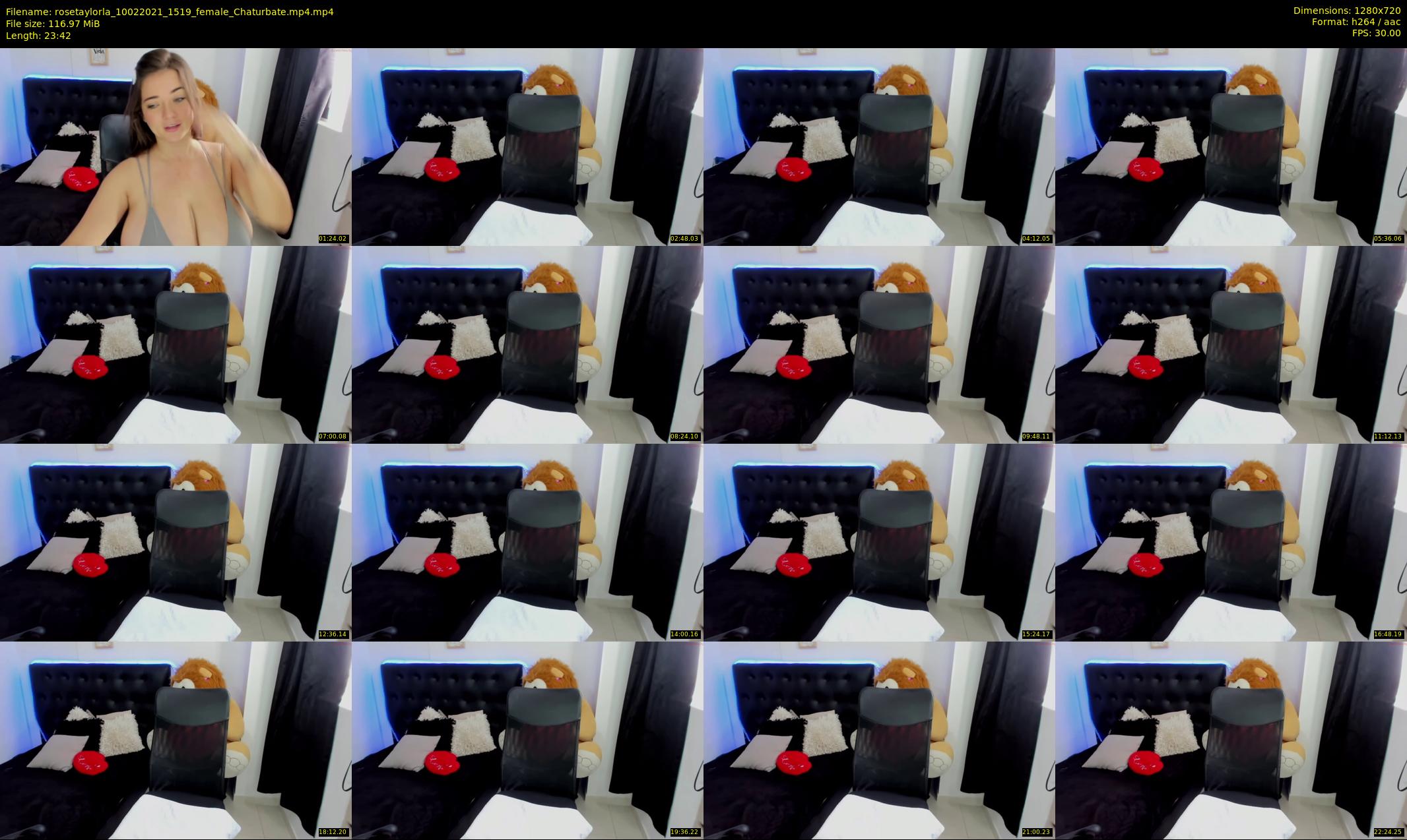 rosetaylorla — 24 minute Chaturbate female cam show recording, 720p, Feb 10, 2021