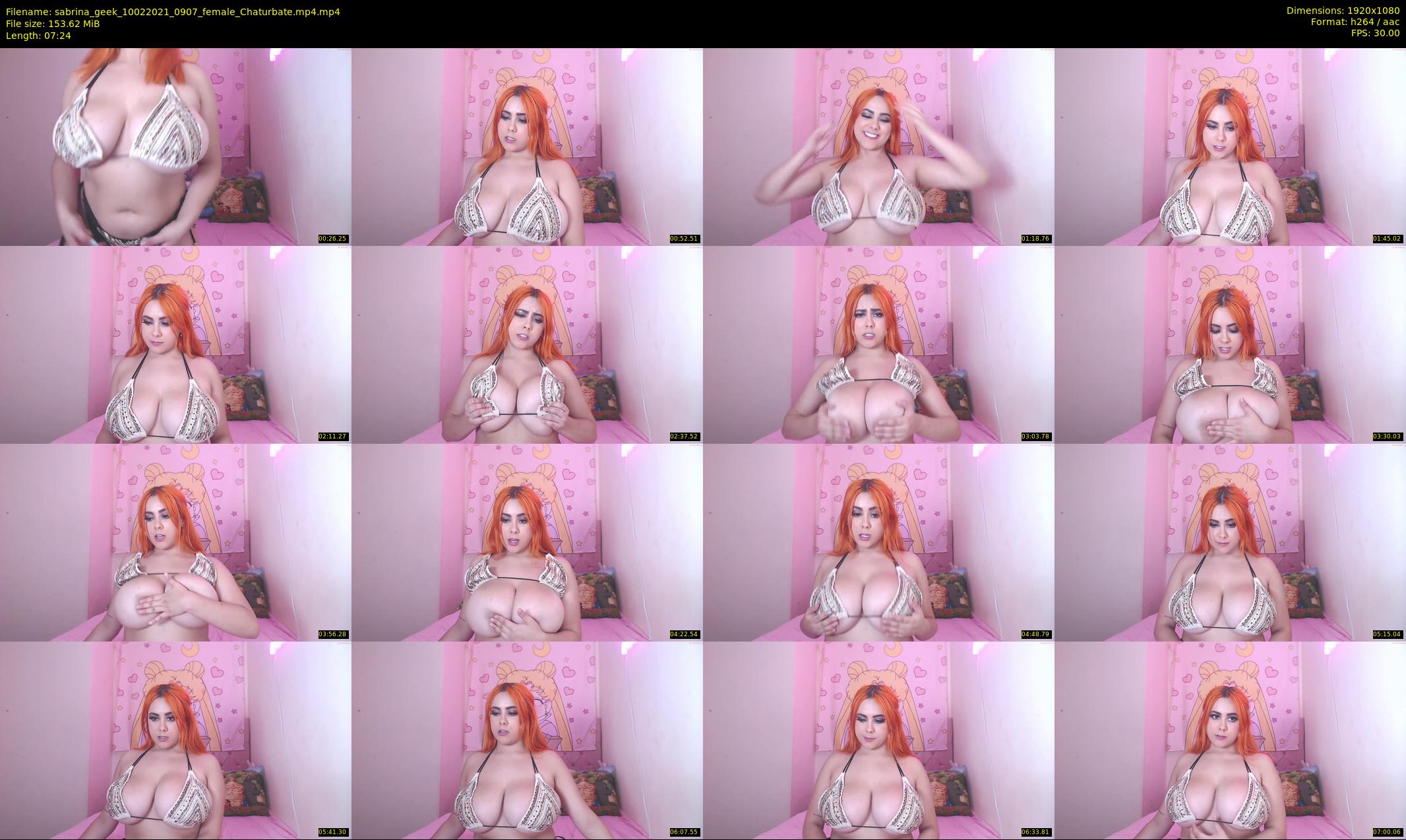 sabrina_geek — 8 minute Chaturbate female cam show recording, 1080p, Feb 10, 2021