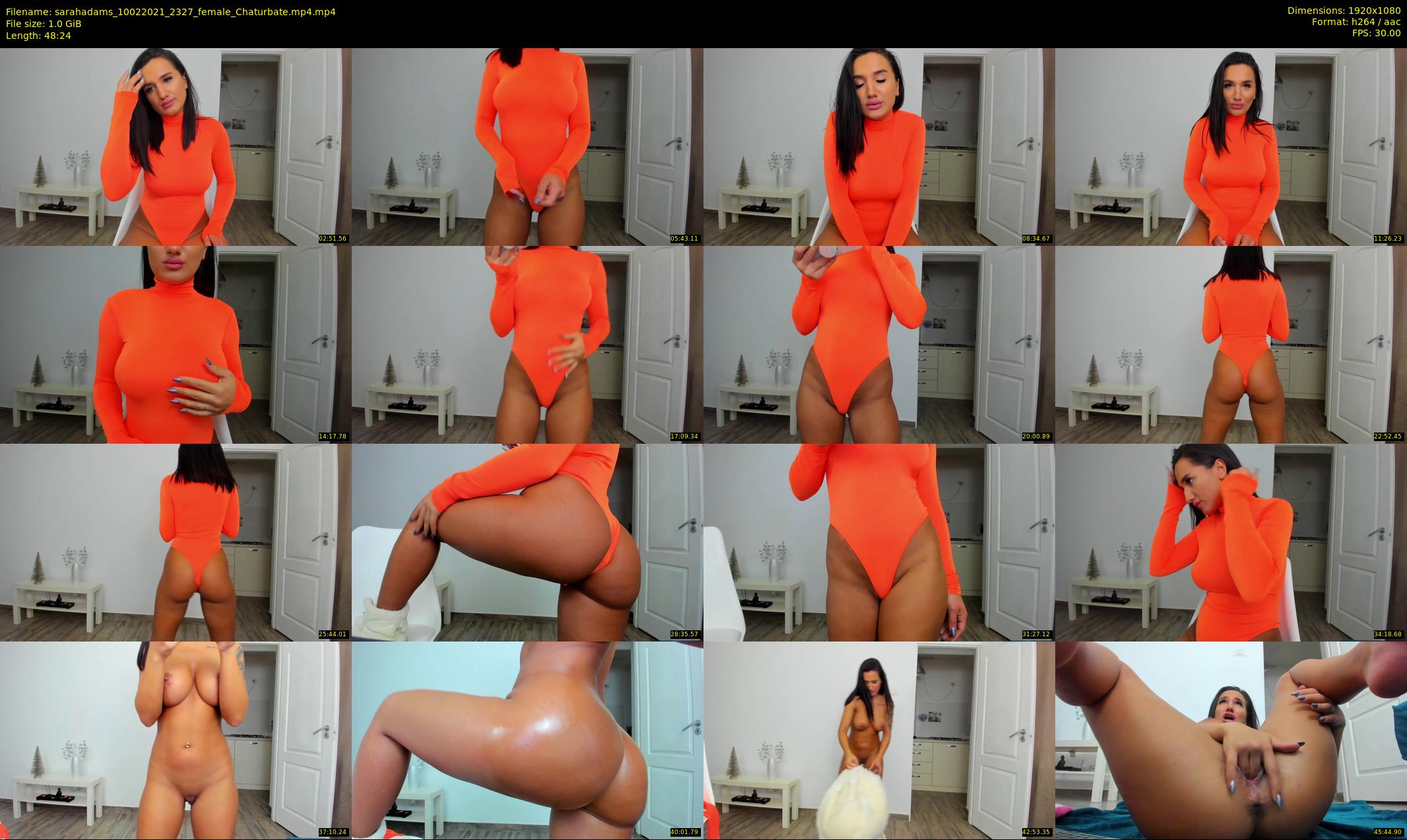 sarahadams — 49 minute Chaturbate female cam show recording, 1080p, Feb 10, 2021