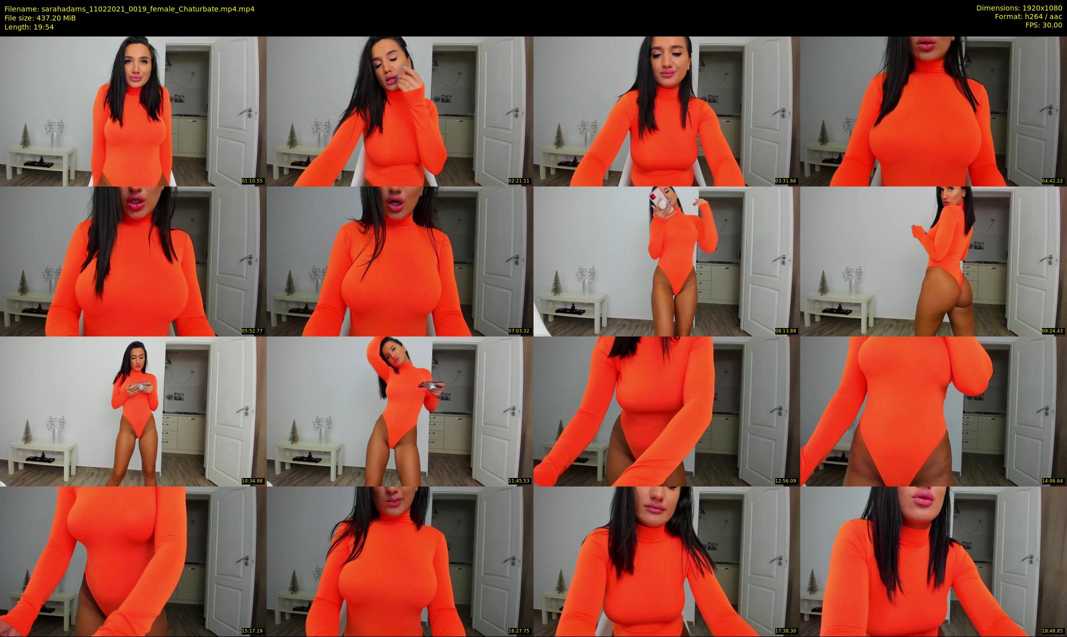 sarahadams — 20 minute Chaturbate female cam show recording, 1080p, Feb 11, 2021