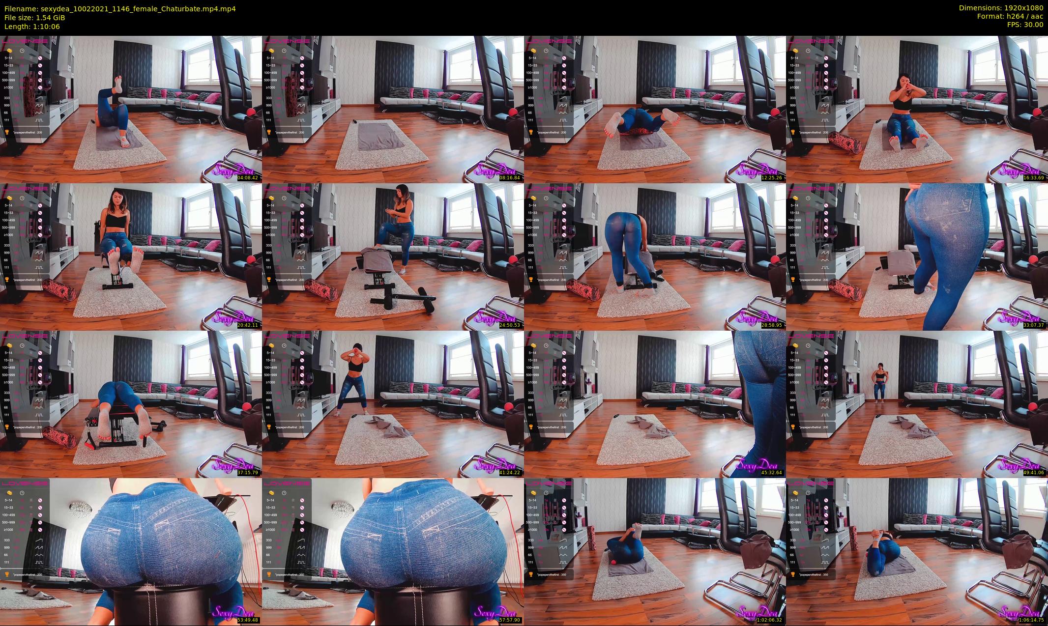 sexydea — 71 minute Chaturbate female cam show recording, 1080p, Feb 10, 2021
