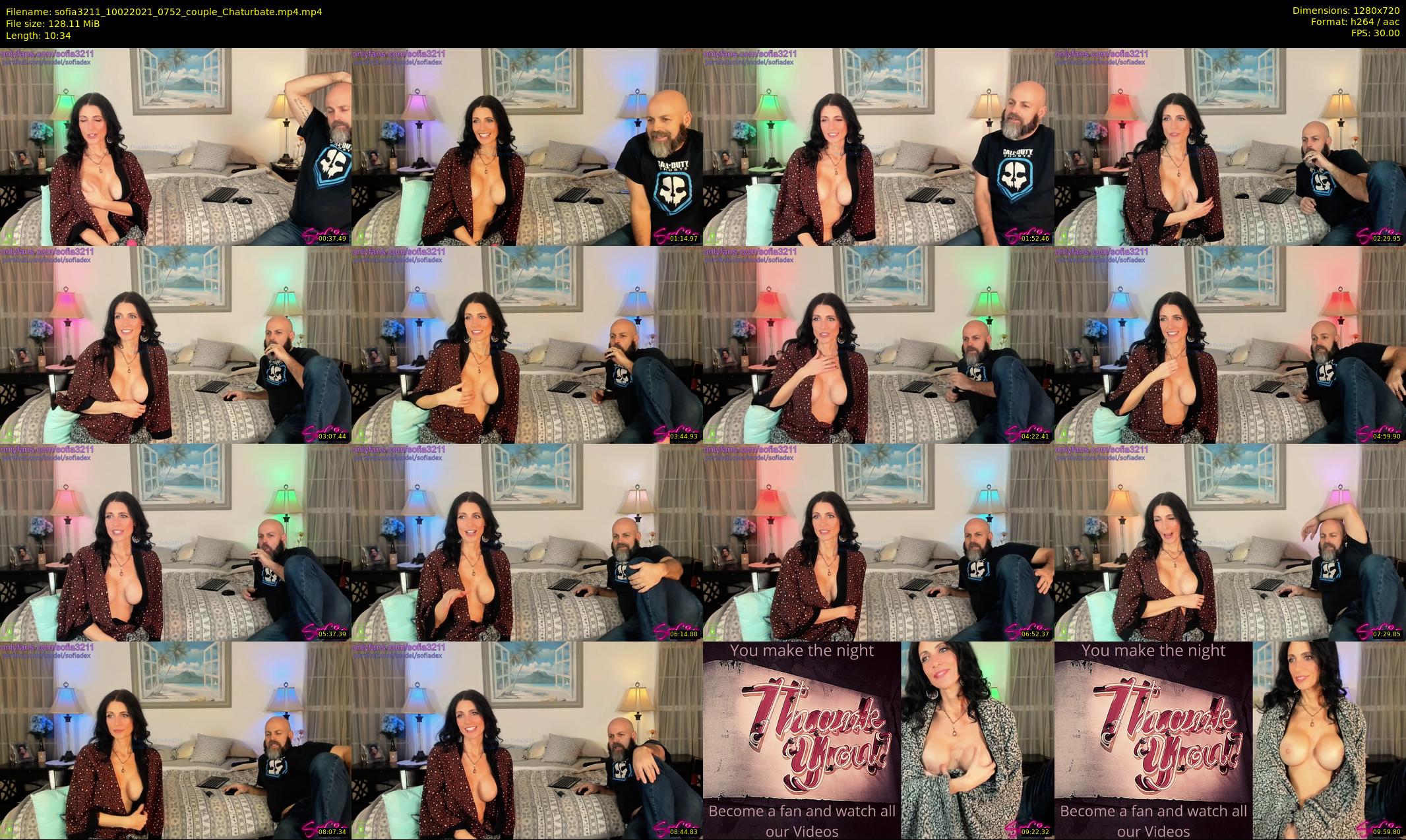sofia3211 — 11 minute Chaturbate couple cam show recording, 720p, Feb 10, 2021