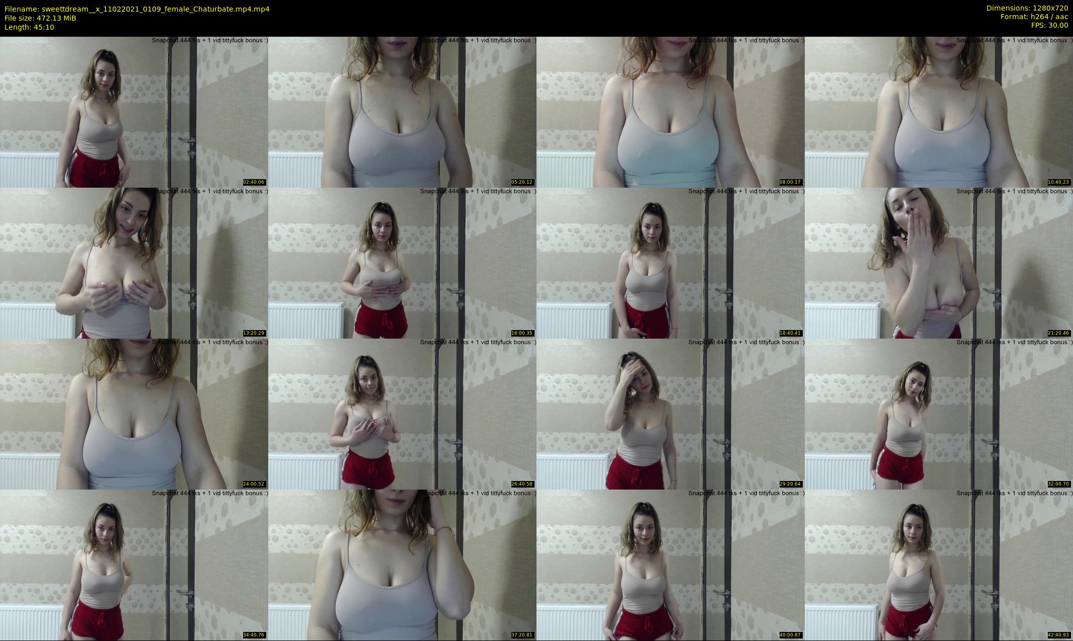 sweettdream__x — 46 minute Chaturbate female cam show recording, 720p, Feb 11, 2021