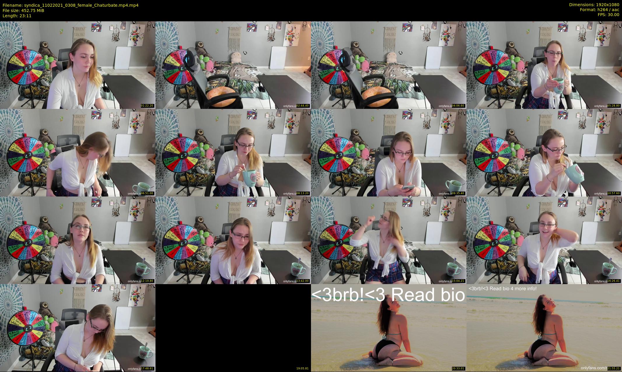 syndica — 24 minute Chaturbate female cam show recording, 1080p, Feb 11, 2021