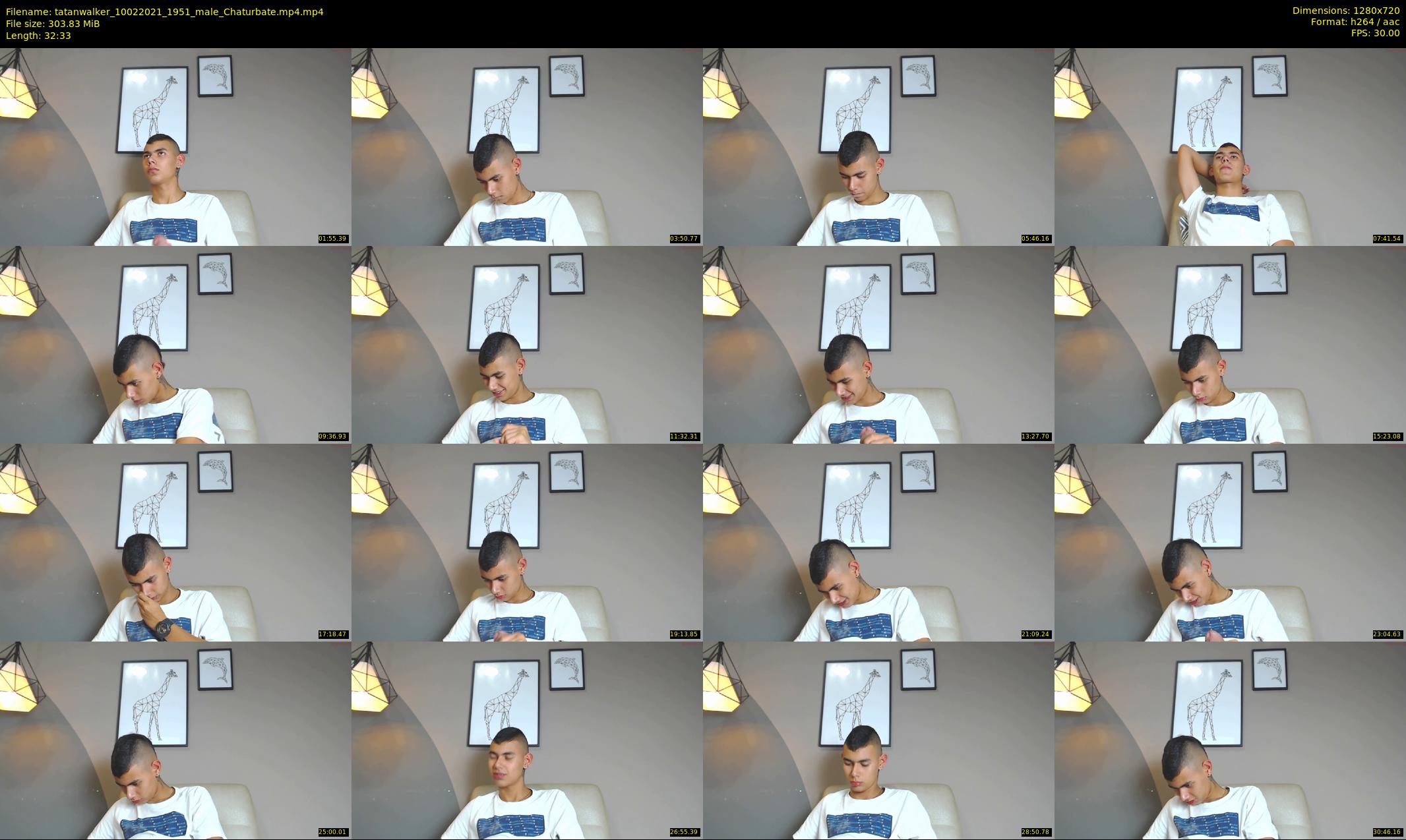 tatanwalker — 33 minute Chaturbate male cam show recording, 720p, Feb 10, 2021