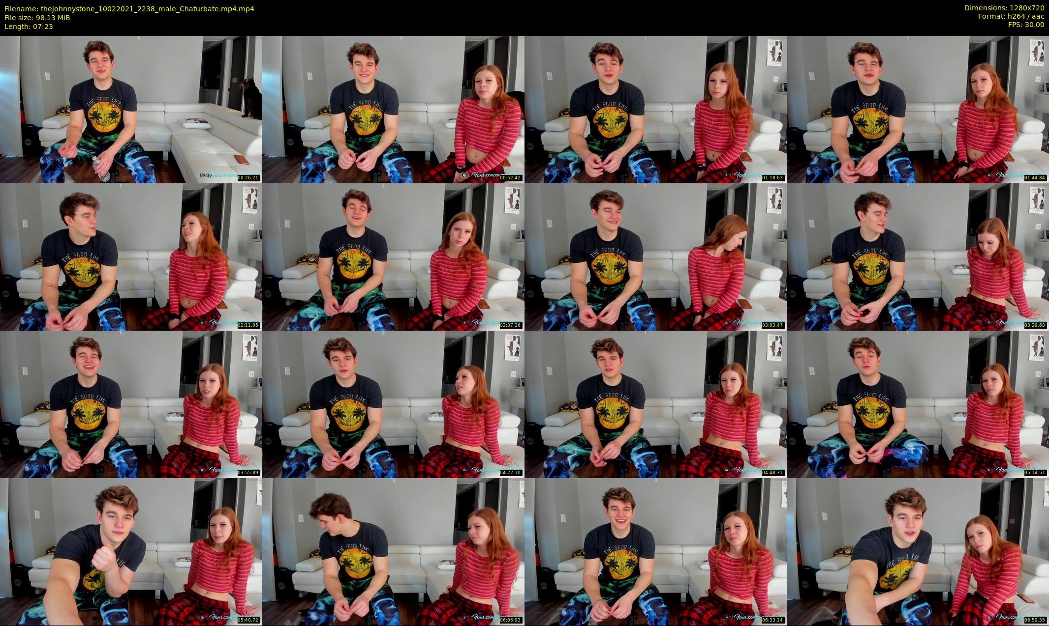 thejohnnystone — 8 minute Chaturbate male cam show recording, 720p, Feb 10, 2021