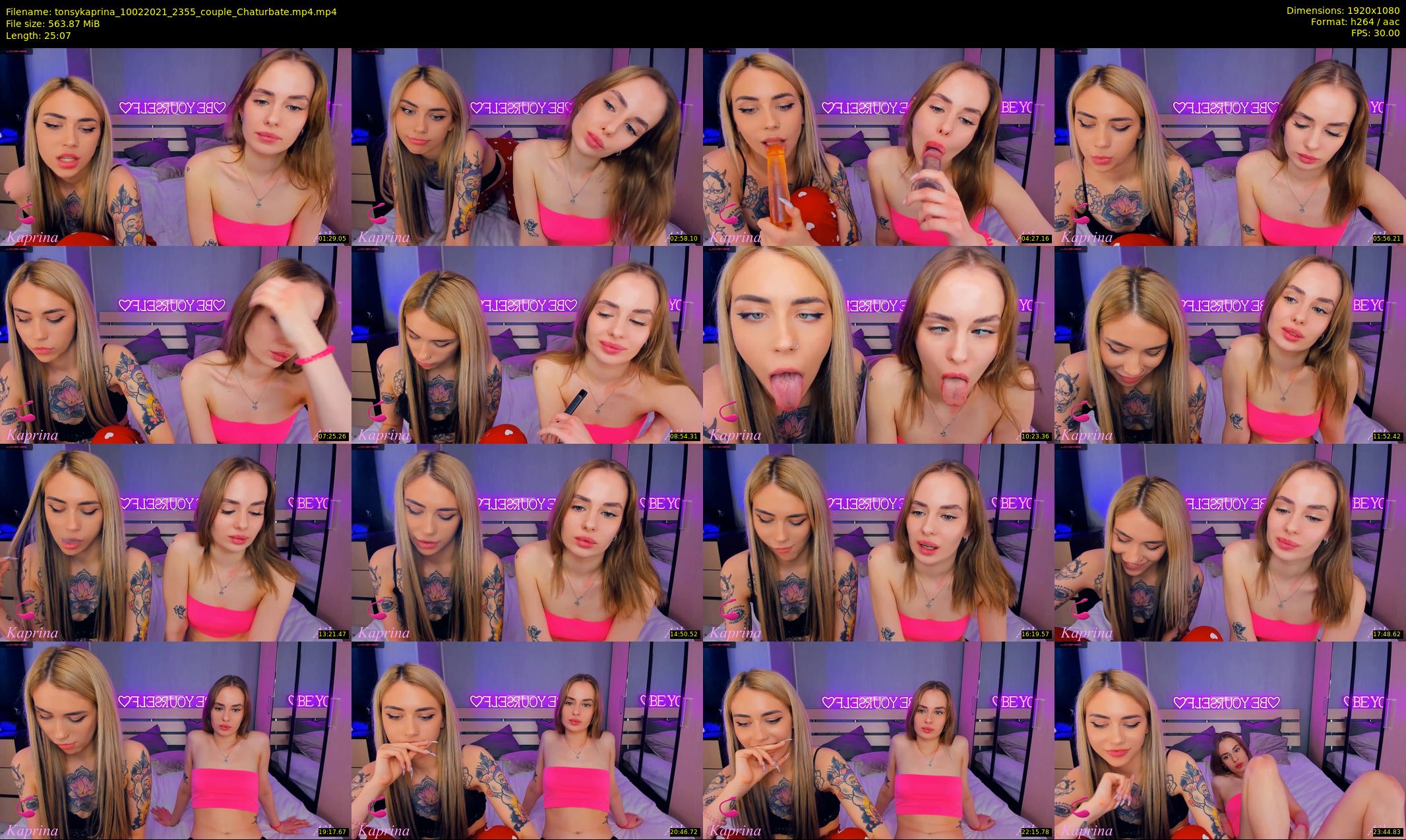 tonsykaprina — 26 minute Chaturbate couple cam show recording, 1080p, Feb 10, 2021