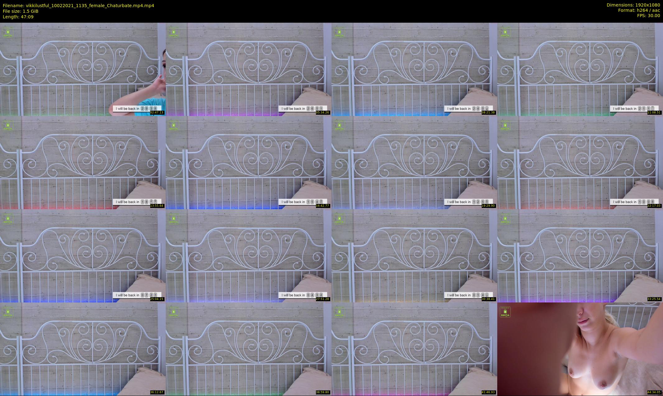 vikkilustful — 48 minute Chaturbate female cam show recording, 1080p, Feb 10, 2021