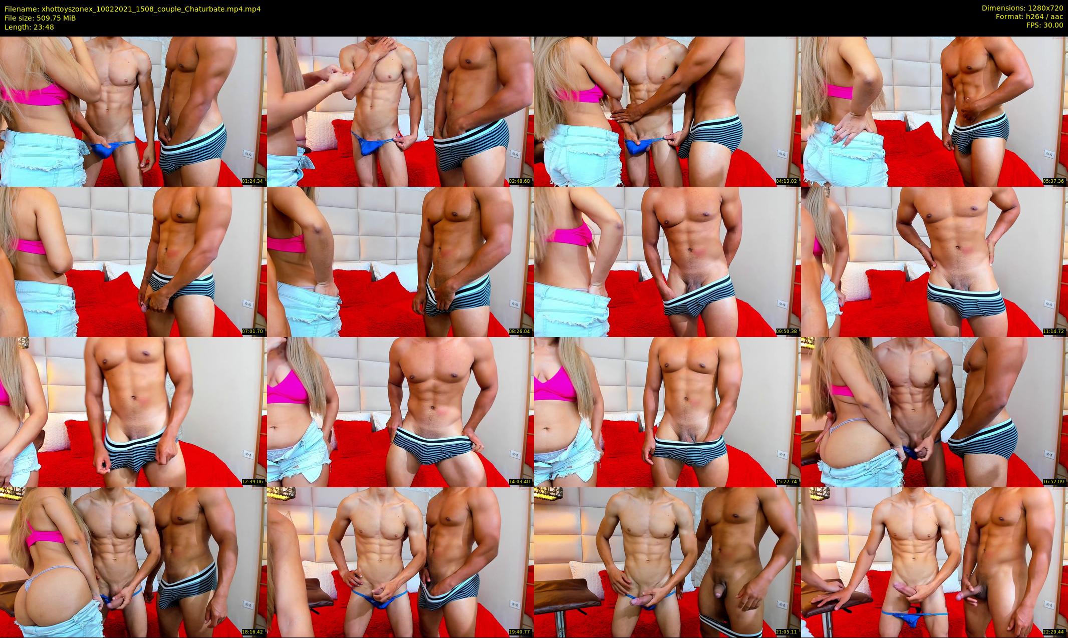 xhottoyszonex — 24 minute Chaturbate couple cam show recording, 720p, Feb 10, 2021